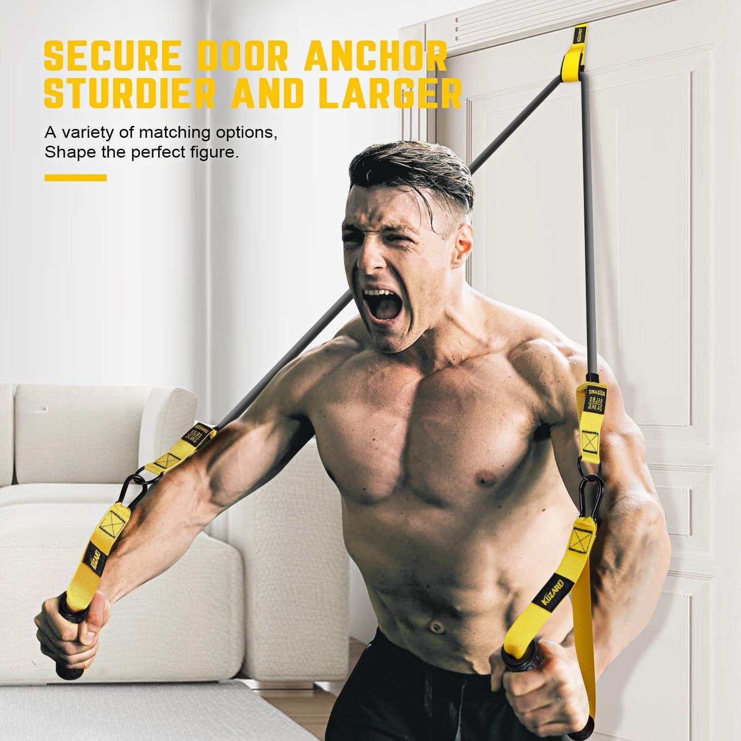 Set de Bandas de Resistencia KUZARO 300lbs con Mangos