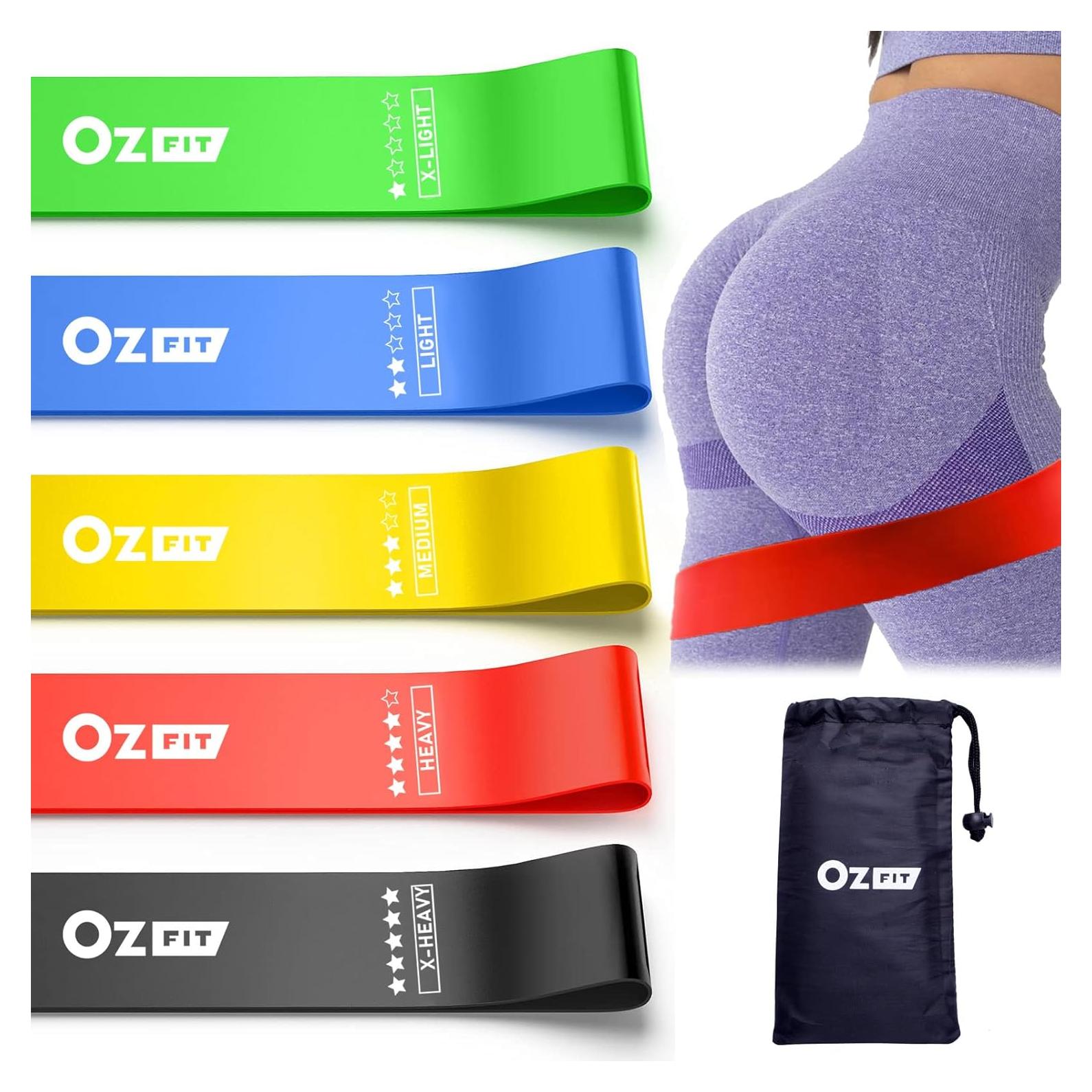Juego de Bandas de Resistencia OZFIT 5 Niveles para Ejercicio
