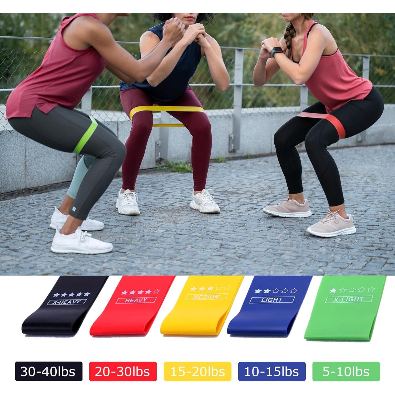 Juego de Bandas de Resistencia OZFIT 5 Niveles para Ejercicio