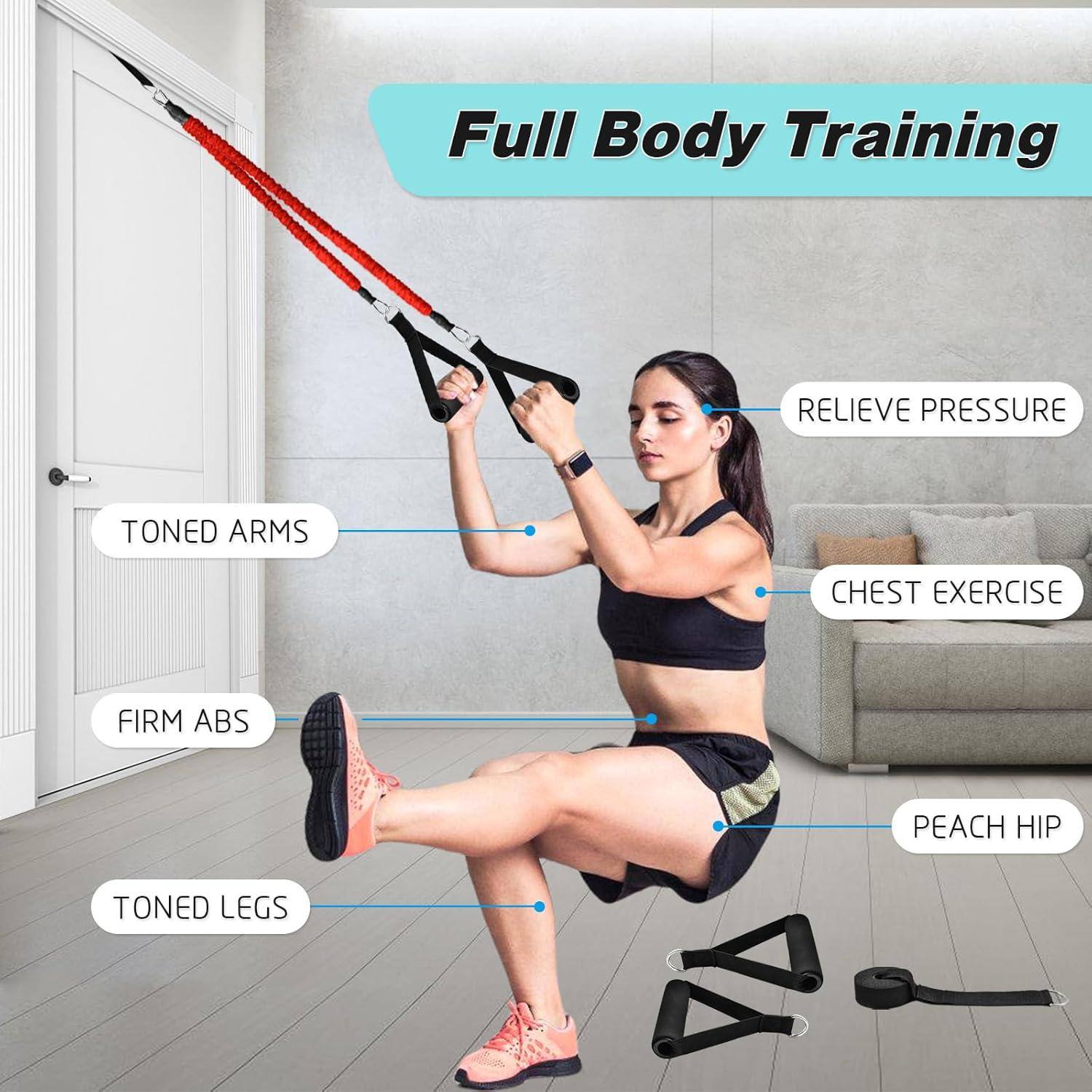 Set de 12 Bandas de Resistencia ATENTO para Ejercicio y Fitness