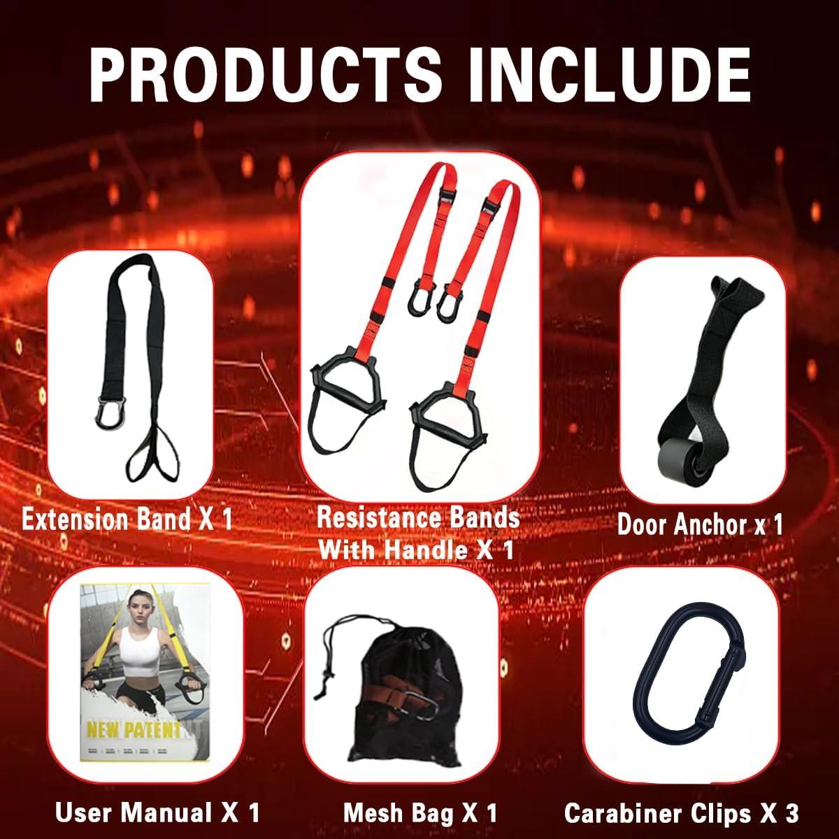 Correas de Resistencia ADALT LION Kit Completo para Entrenamiento