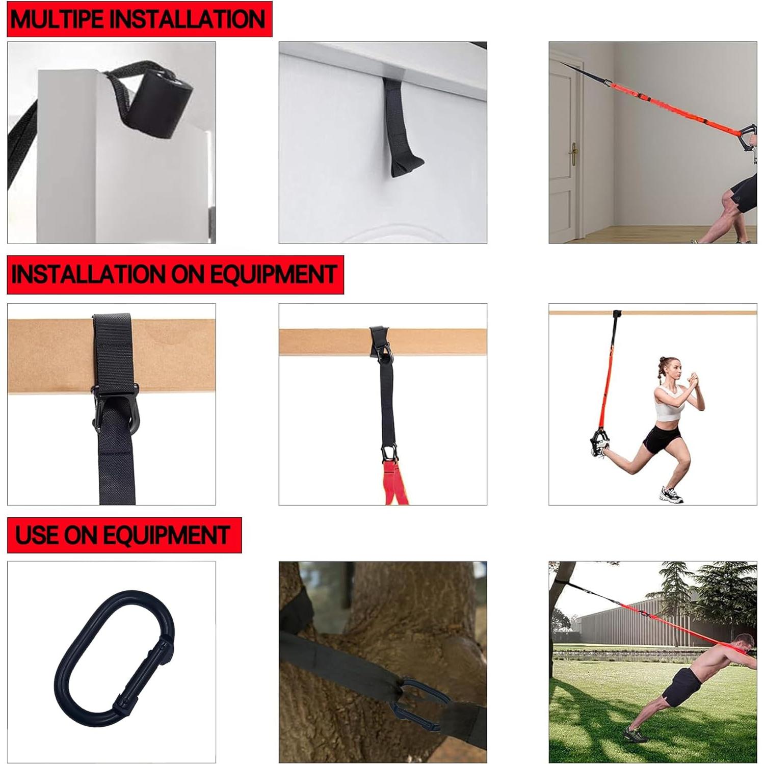 Correas de Resistencia ADALT LION Kit Completo para Entrenamiento
