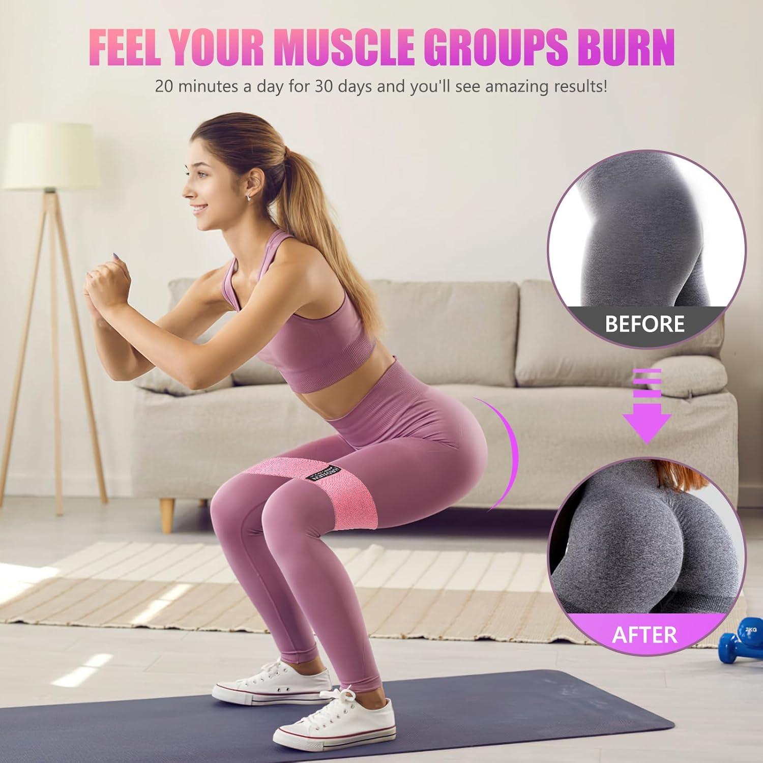 Bandas de Resistencia Hurdilen - 3 Niveles para Fitness y Yoga