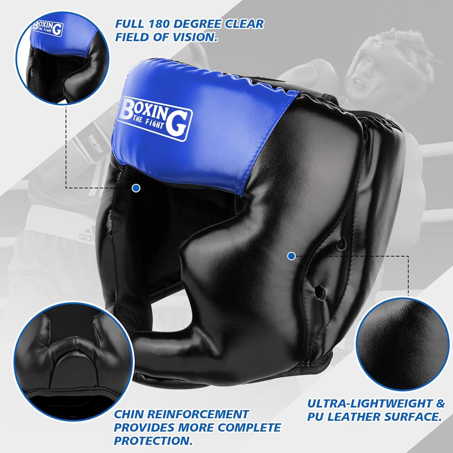 Paquete de 2 Cascos de Boxeo YORWHIN - Protección Completa Unisex