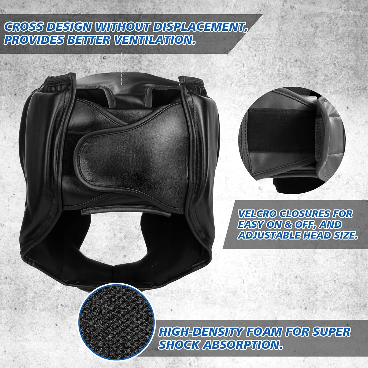 Paquete de 2 Cascos de Boxeo YORWHIN - Protección Completa Unisex