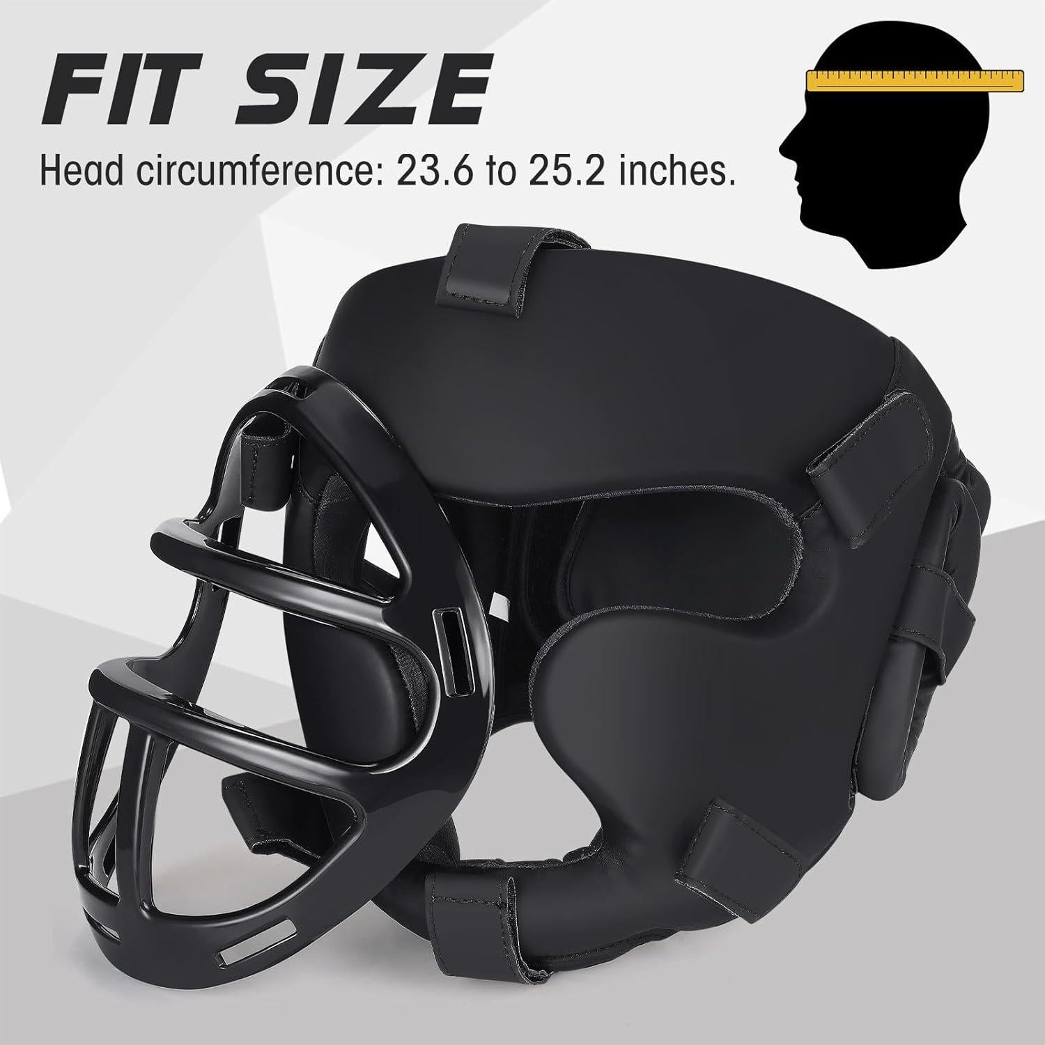 Casco de Boxeo VioraWhite para Adultos y Niños con Protección Facial