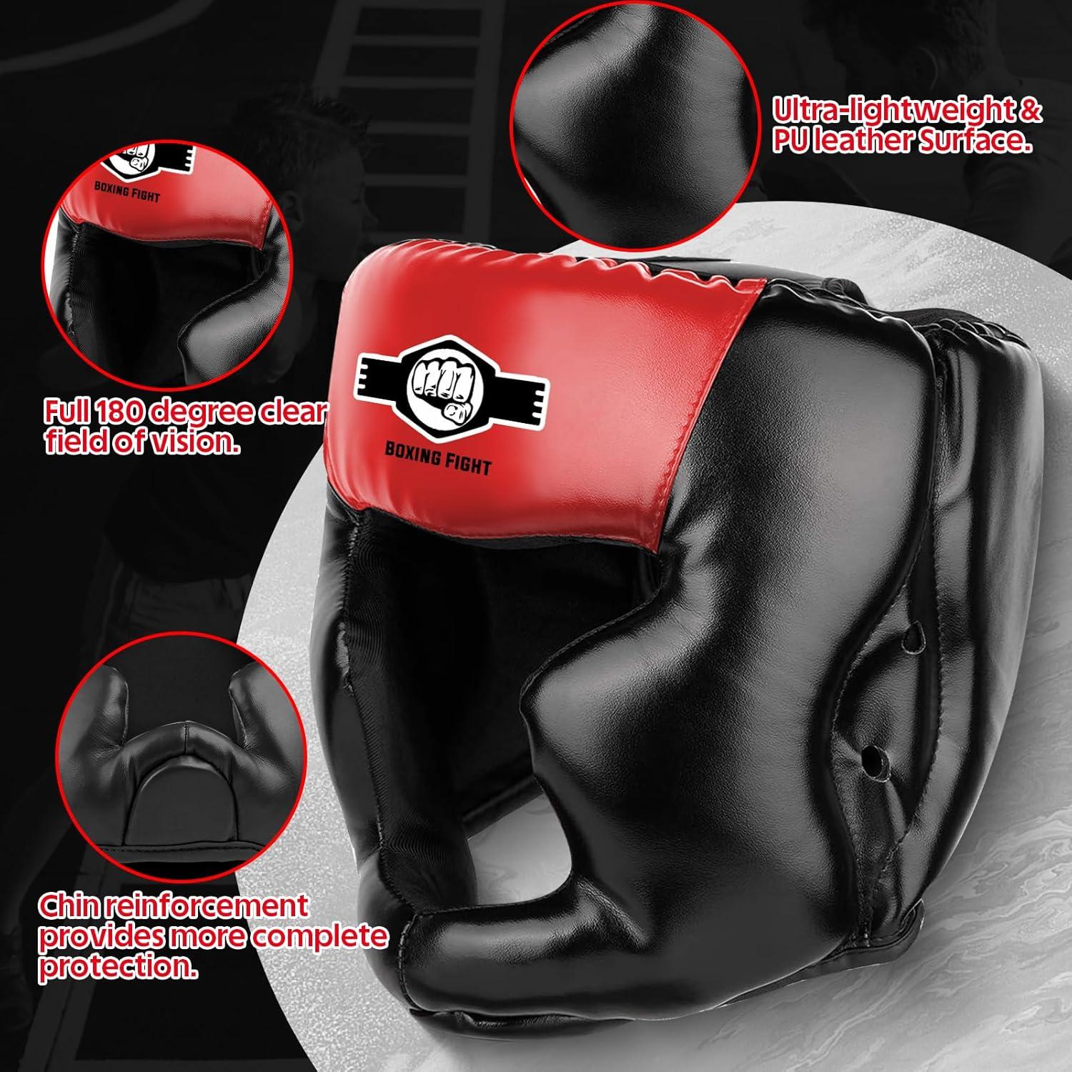 Casco de Boxeo YORWHIN para Entrenamiento y Sparring S/M