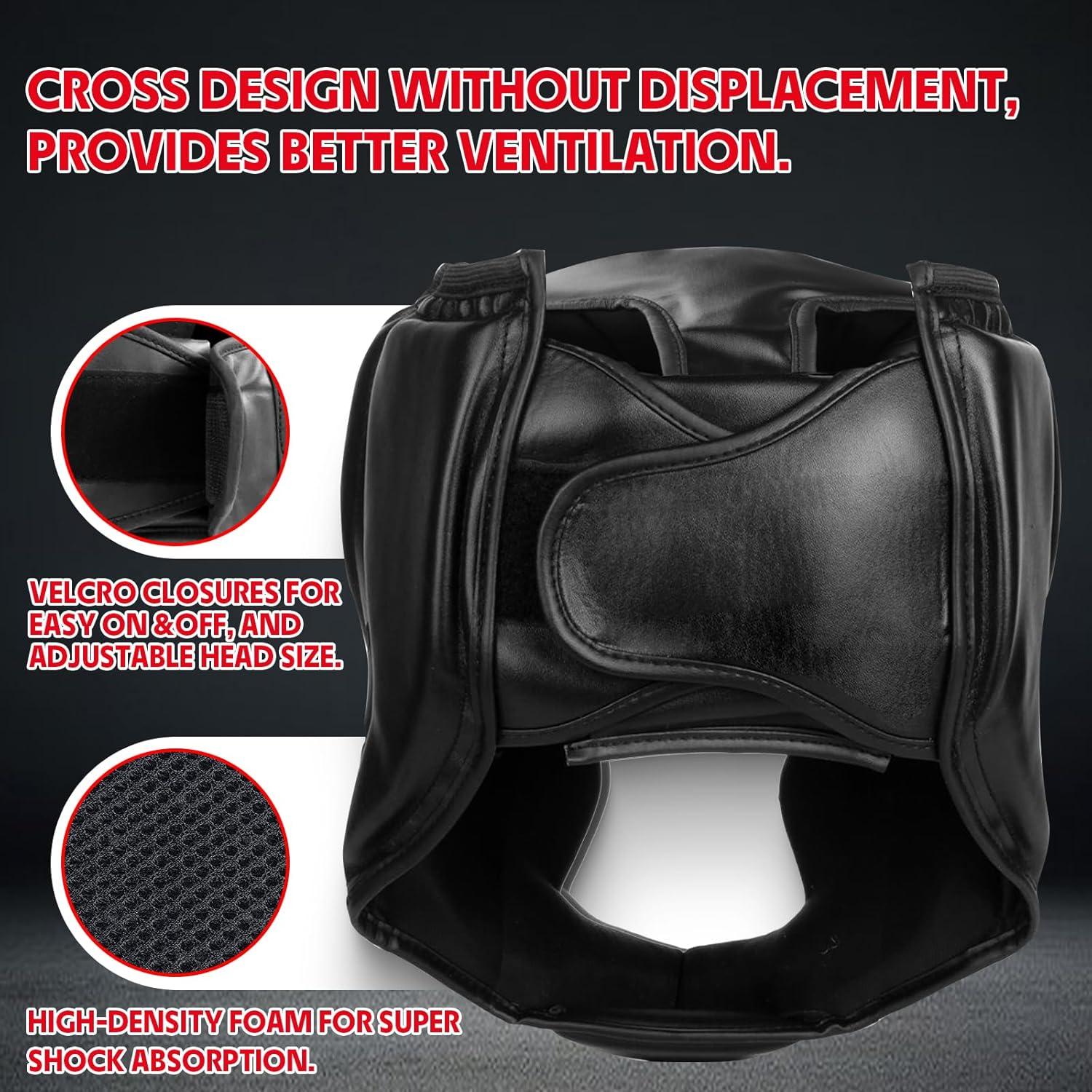 Casco de Boxeo YORWHIN para Entrenamiento y Sparring S/M