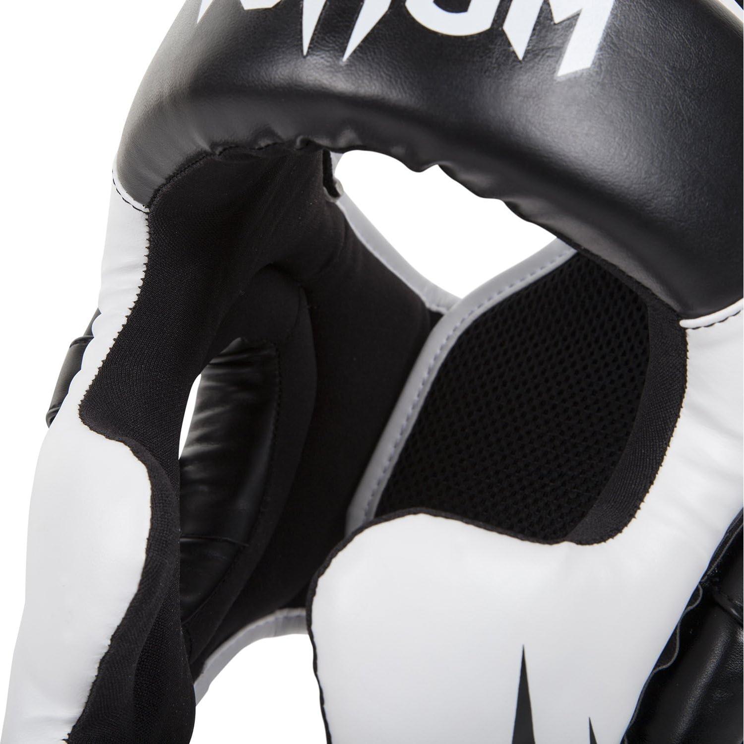 Cabezal Venum Challenger 2.0 Negro/Blanco para Boxeo