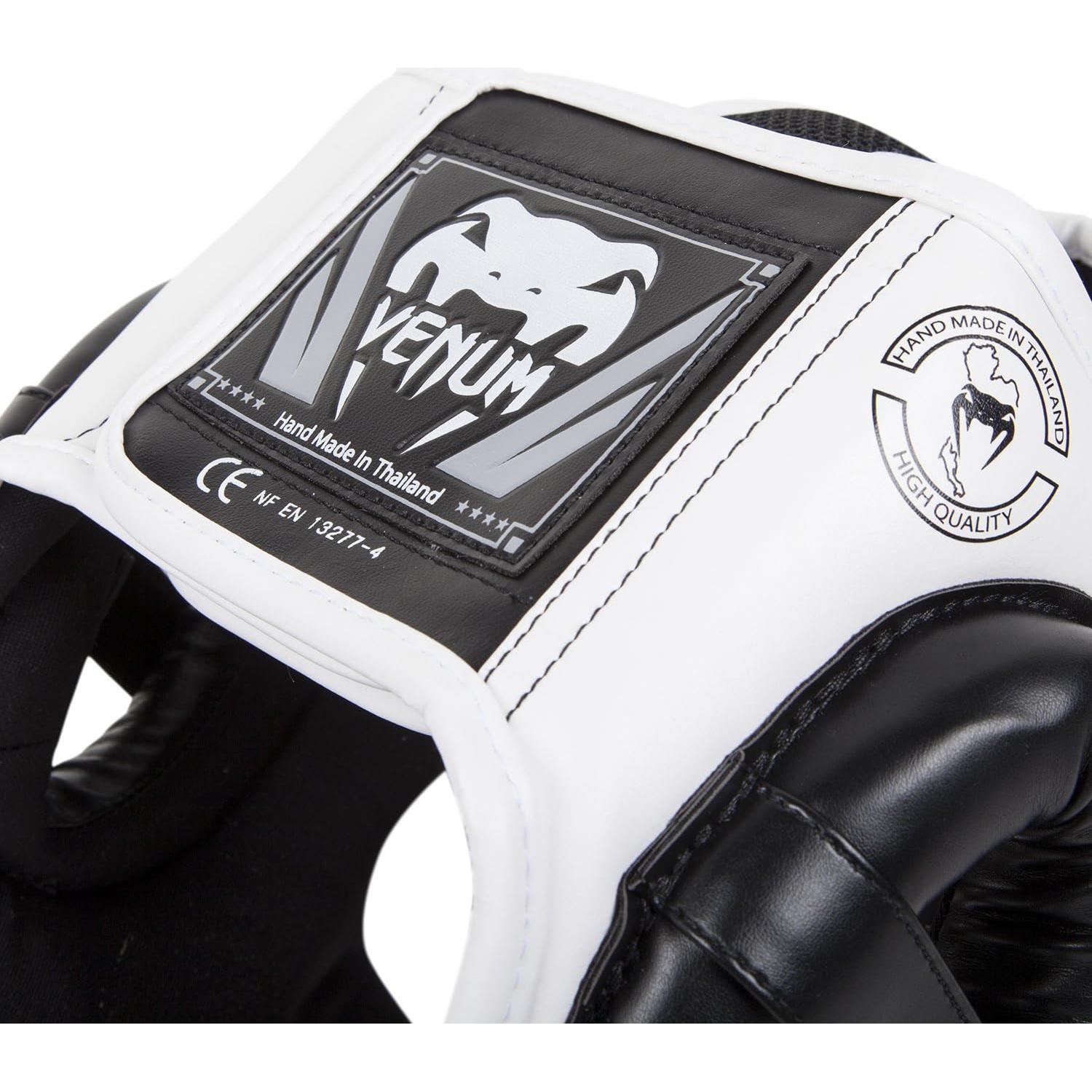 Cabezal Venum Challenger 2.0 Negro/Blanco para Boxeo