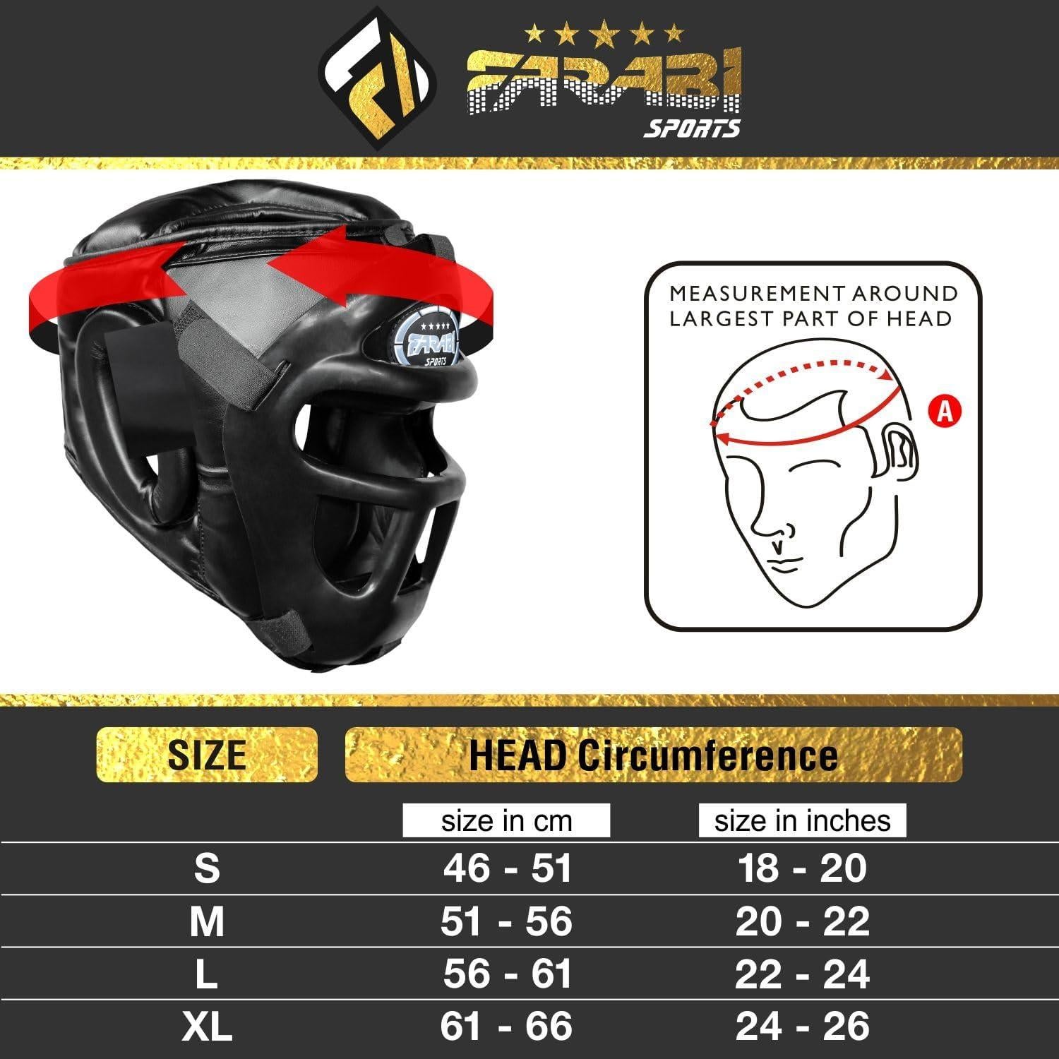 Cabezal de Boxeo Grill Farabi Sports Negro 23.4x22x15 cm