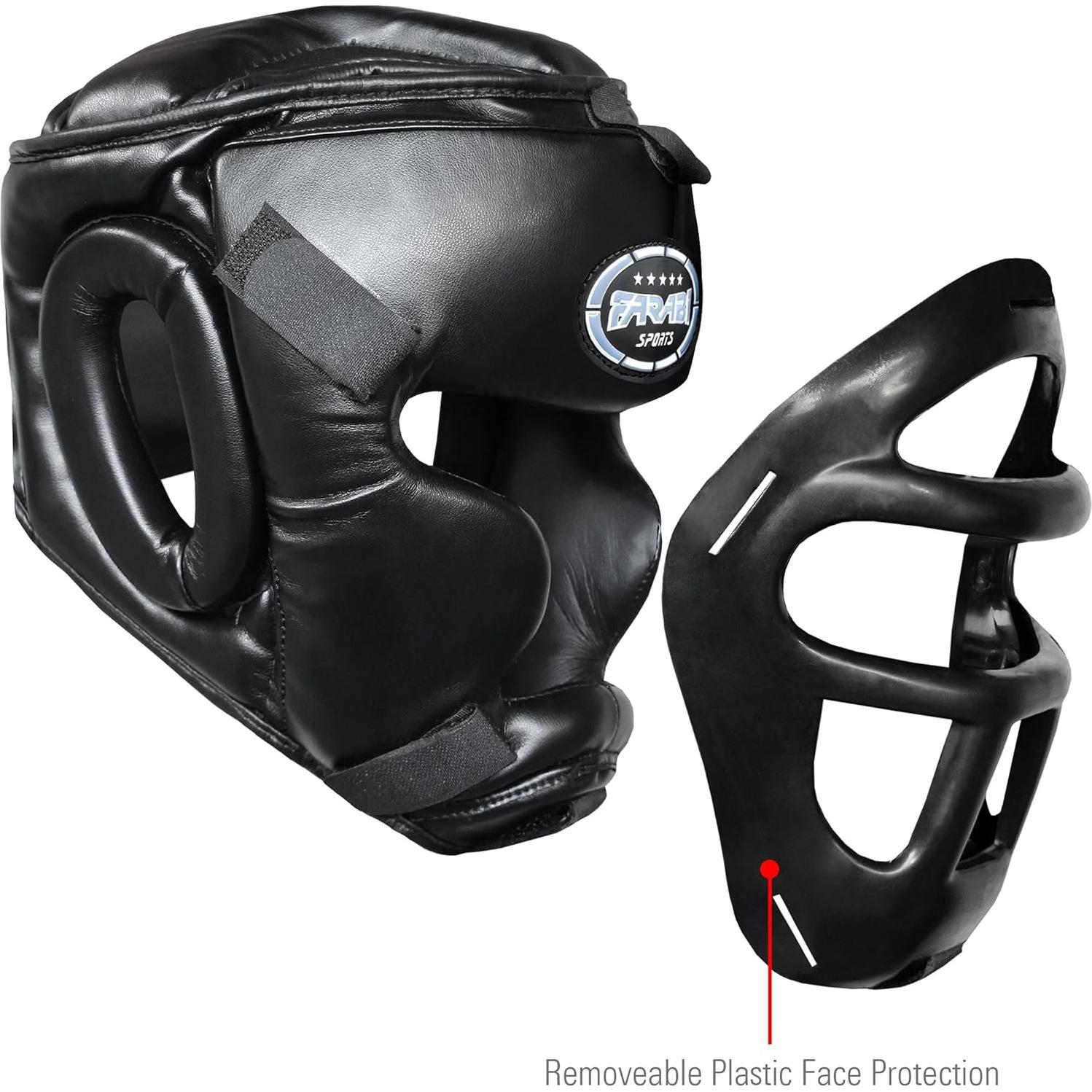 Cabezal de Boxeo Grill Farabi Sports Negro 23.4x22x15 cm