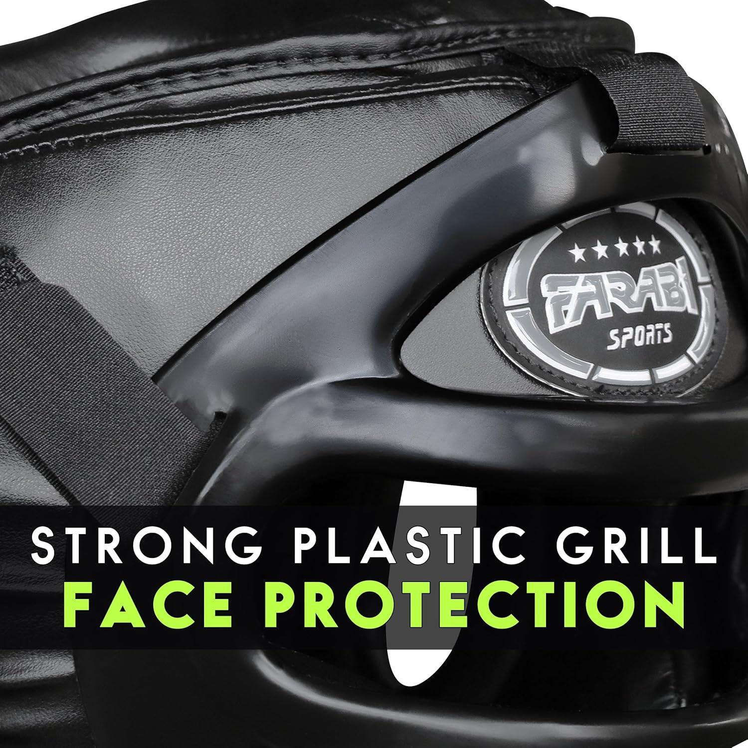 Cabezal de Boxeo Grill Farabi Sports Negro 23.4x22x15 cm