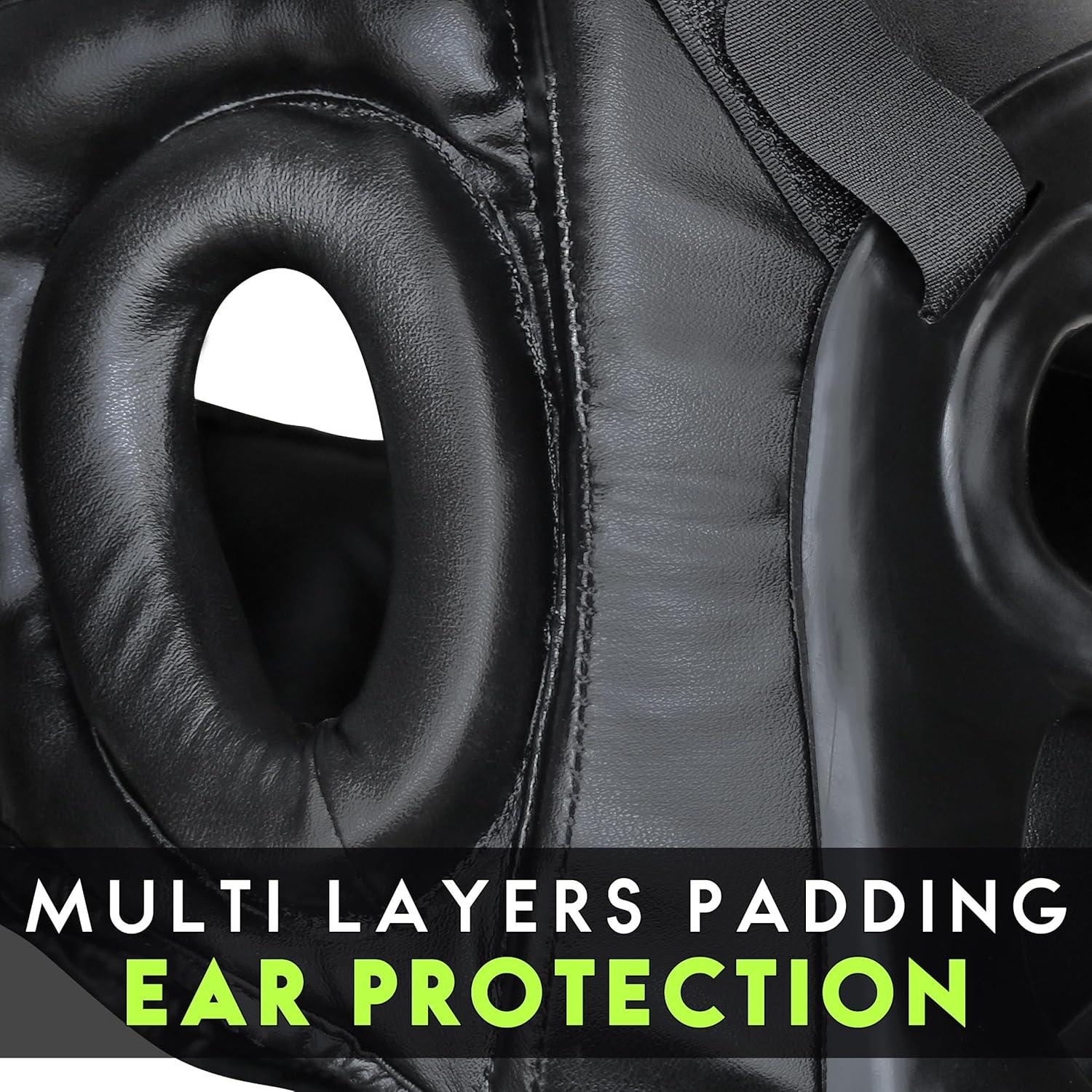 Cabezal de Boxeo Grill Farabi Sports Negro 23.4x22x15 cm