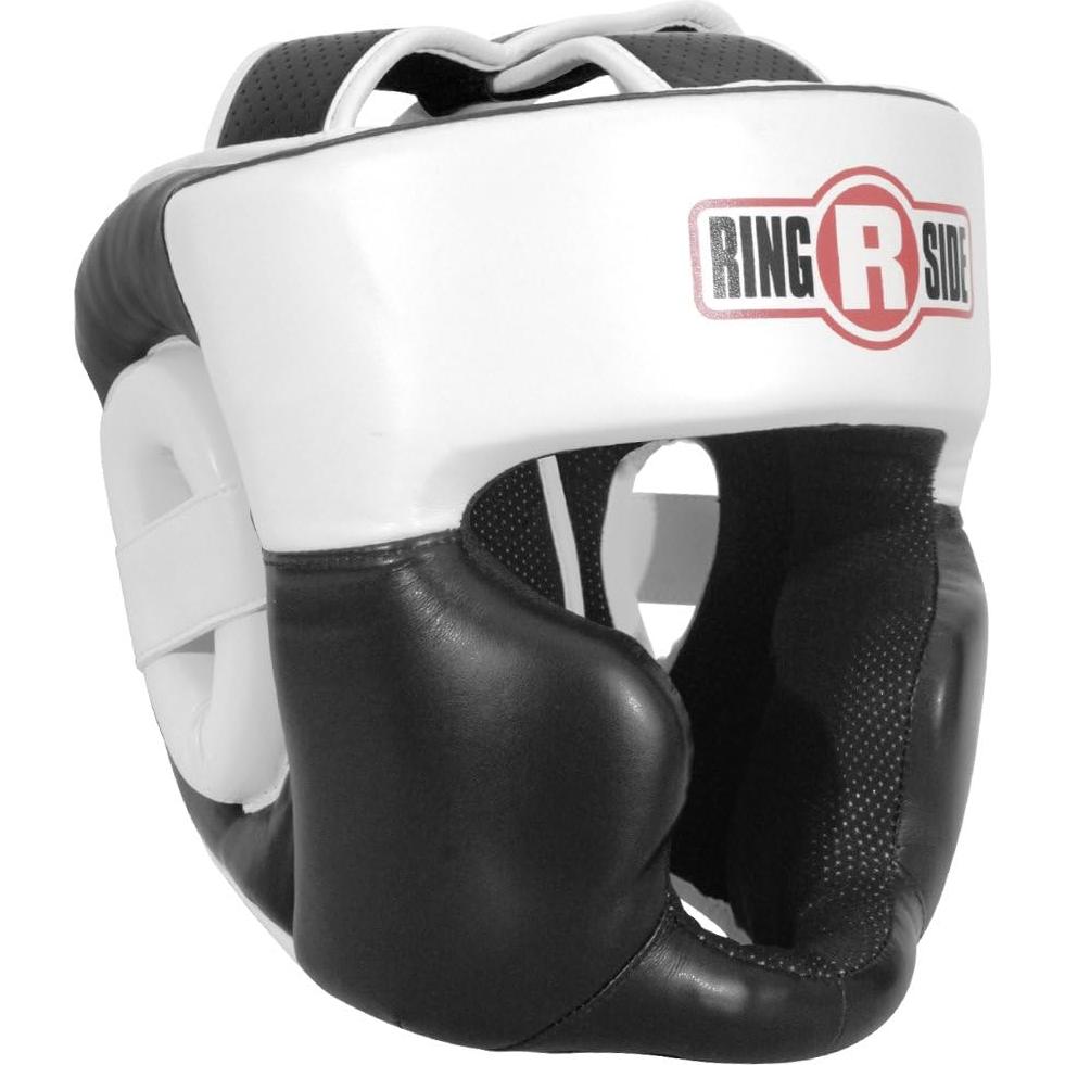 Casco de Boxeo Ringside Negro Pequeño con Acolchado