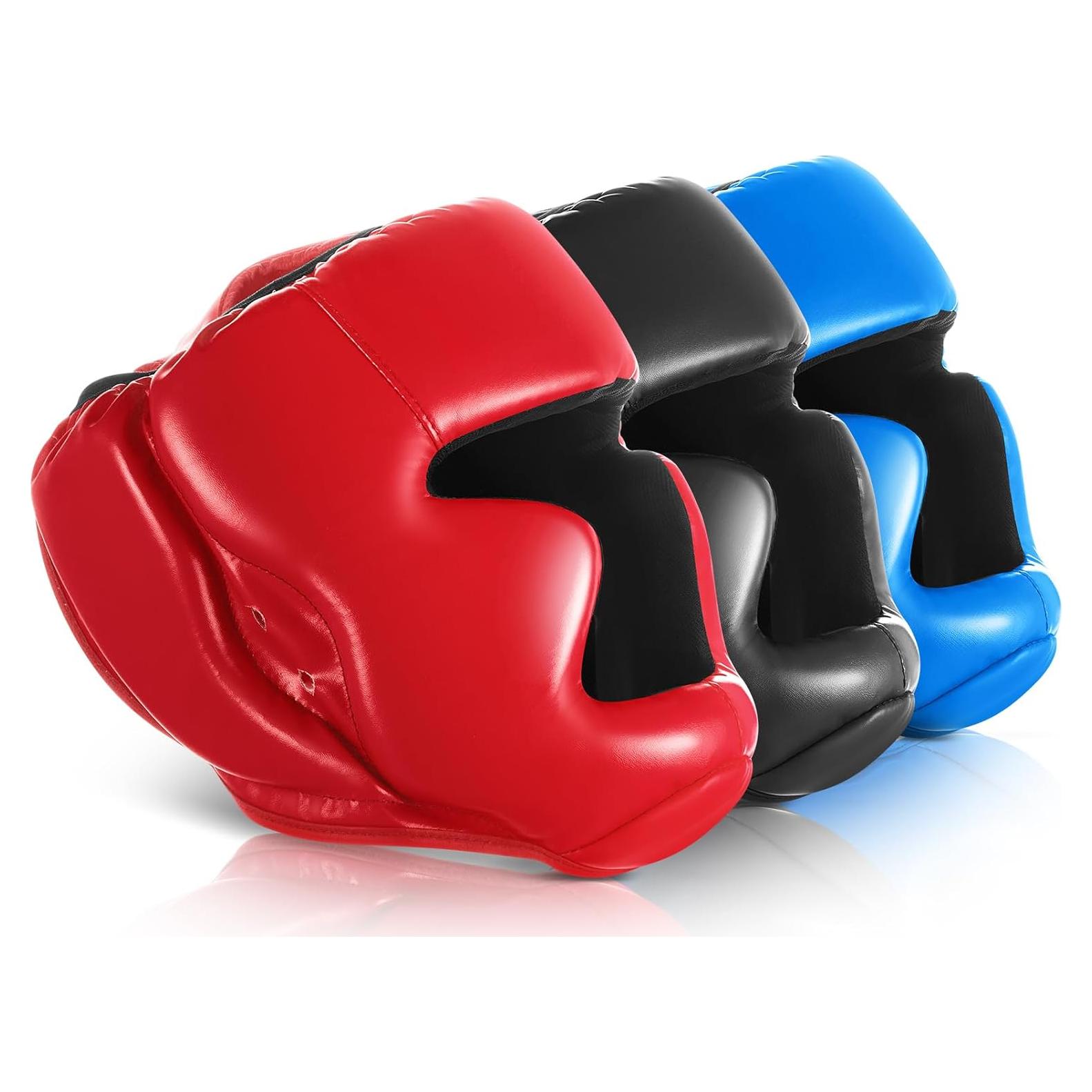 Casco de Boxeo Ajustable Jenaai 3 Pcs para Adultos MMA