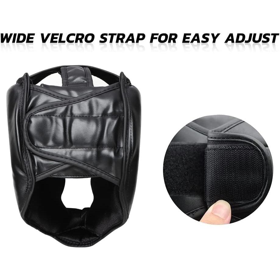 Cabezal de Boxeo LangRay Negro Pequeño para Sparring MMA