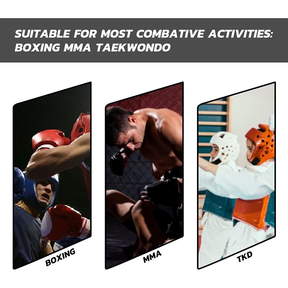 Cabezal de Boxeo LangRay Negro Pequeño para Sparring MMA