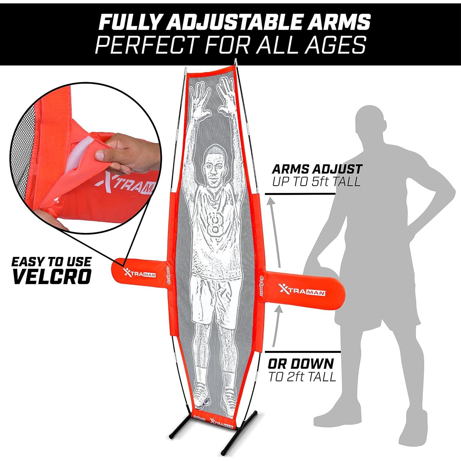 Maniquí Defensor de Baloncesto GoSports XTRAMAN 2.13m