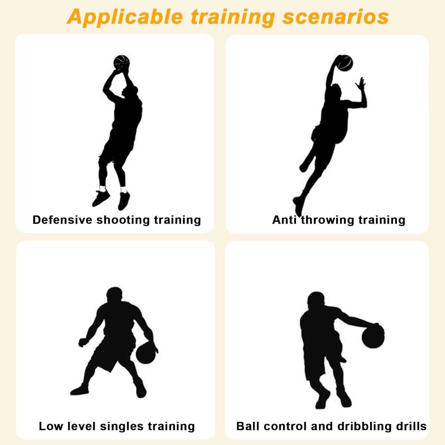 Defensor Dummy de Baloncesto Lvrunben Ajustable 1.65-2.4m