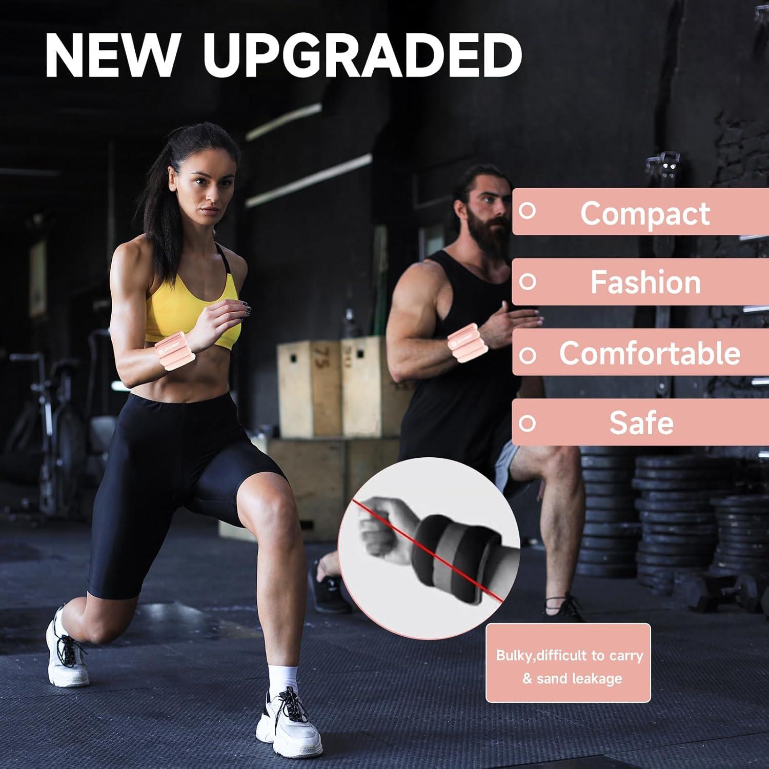 Pesas de Muñeca y Tobillo AKSPORT 0.91 kg Ajustables