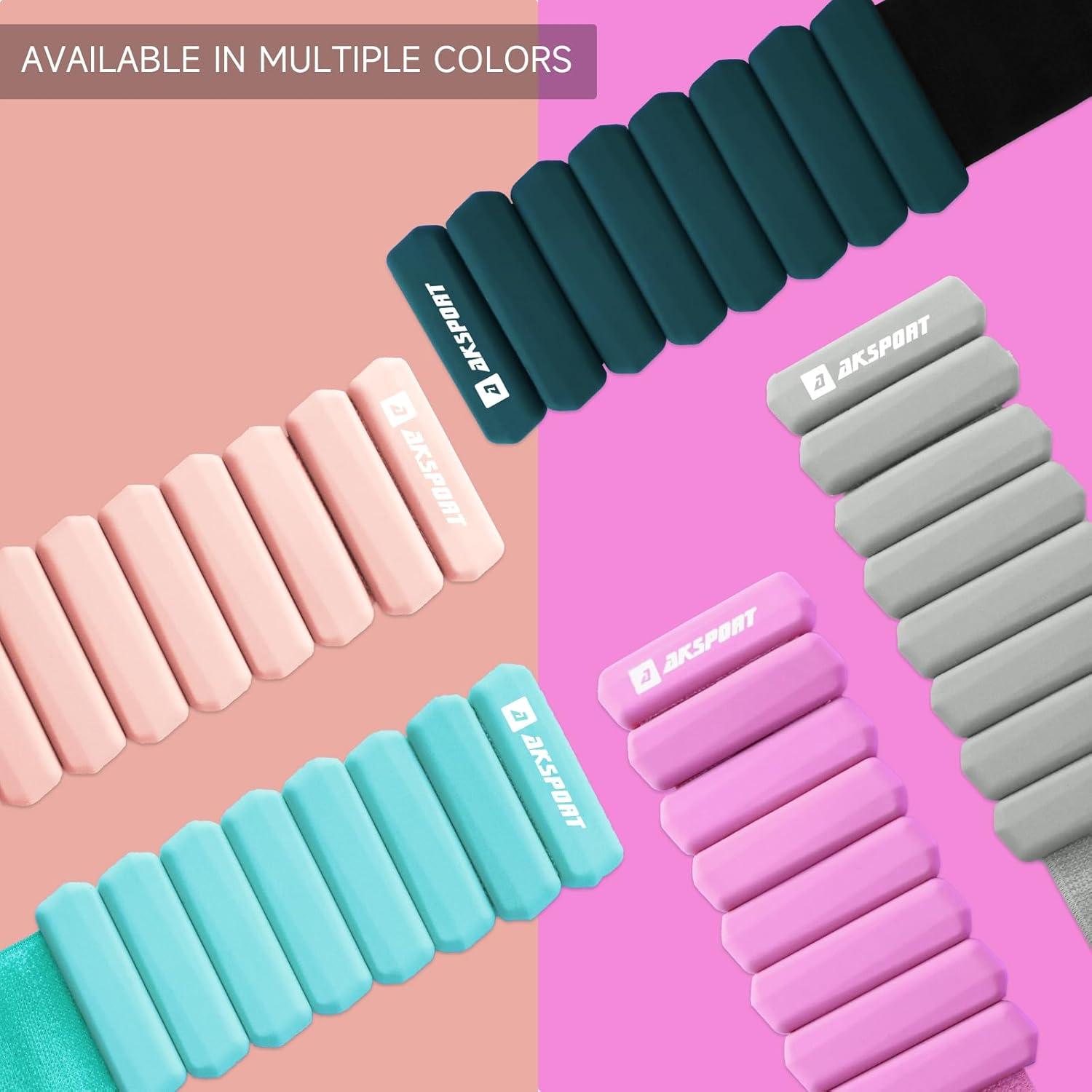 Pesas de Muñeca y Tobillo AKSPORT 0.91 kg Ajustables