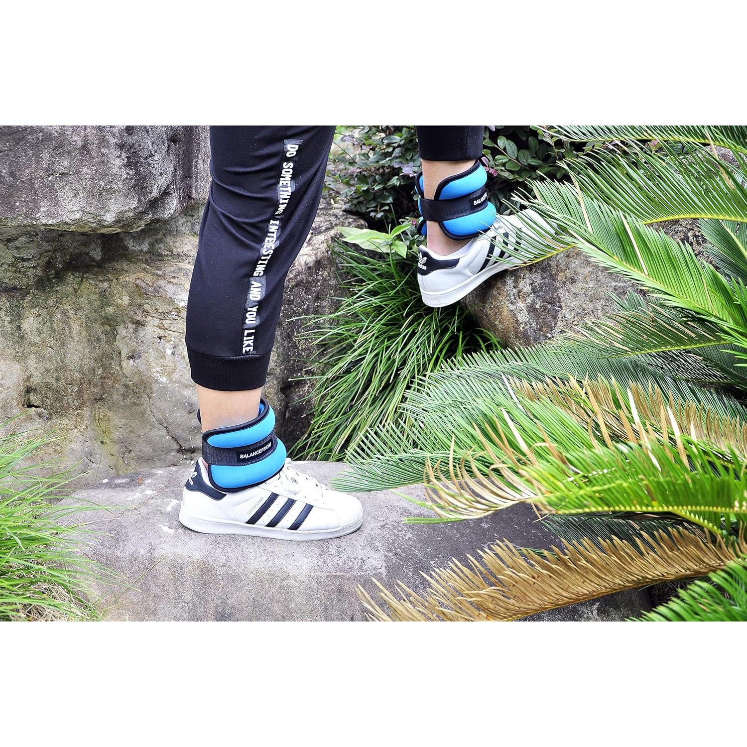 Pesas de Tobillo y Muñeca Fitvids 2-6 kg Ajustables