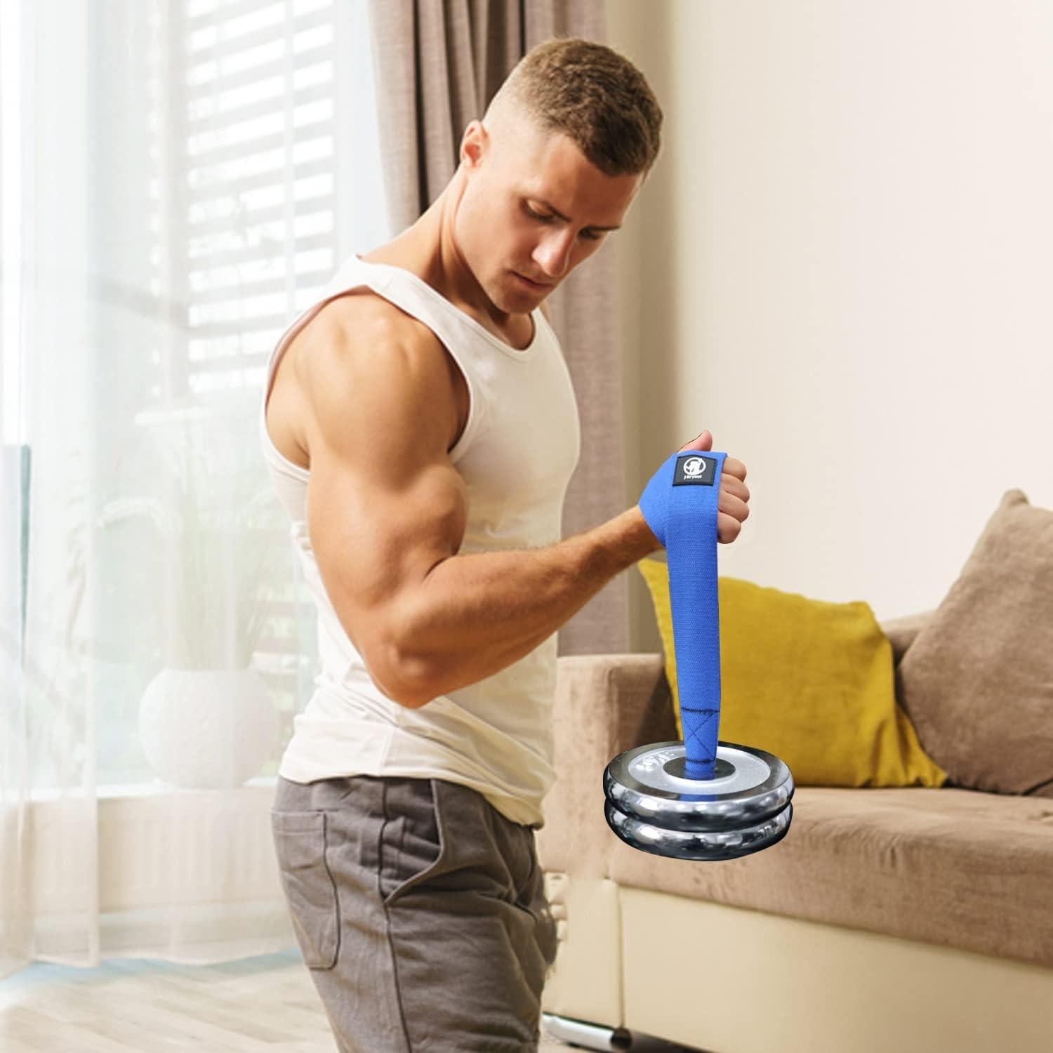 Correa de Entrenamiento J Bryant para Lucha de Brazos - Ejercicios de Muñeca y Bíceps