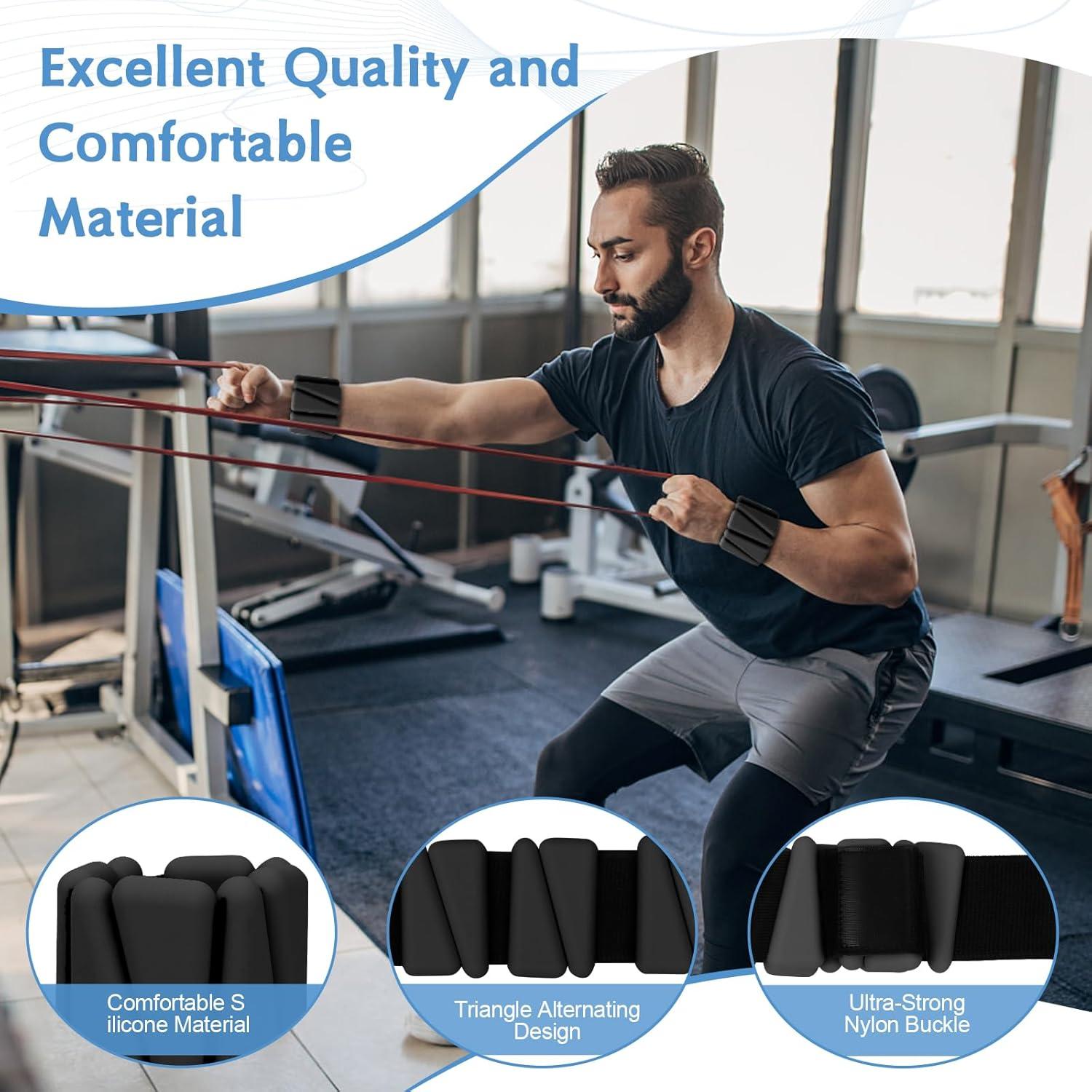 Pesas de Muñeca Ajustables Sdoap 0.45 kg para Yoga y Correr