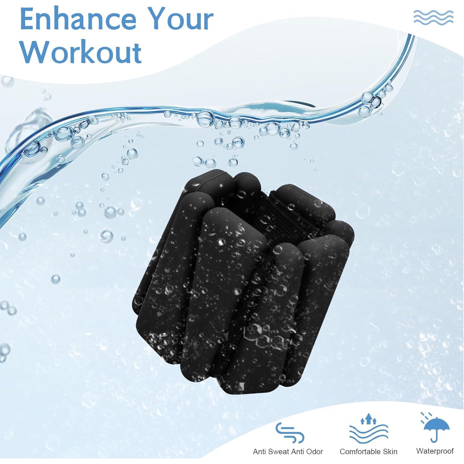 Pesas de Muñeca Ajustables Sdoap 0.45 kg para Yoga y Correr