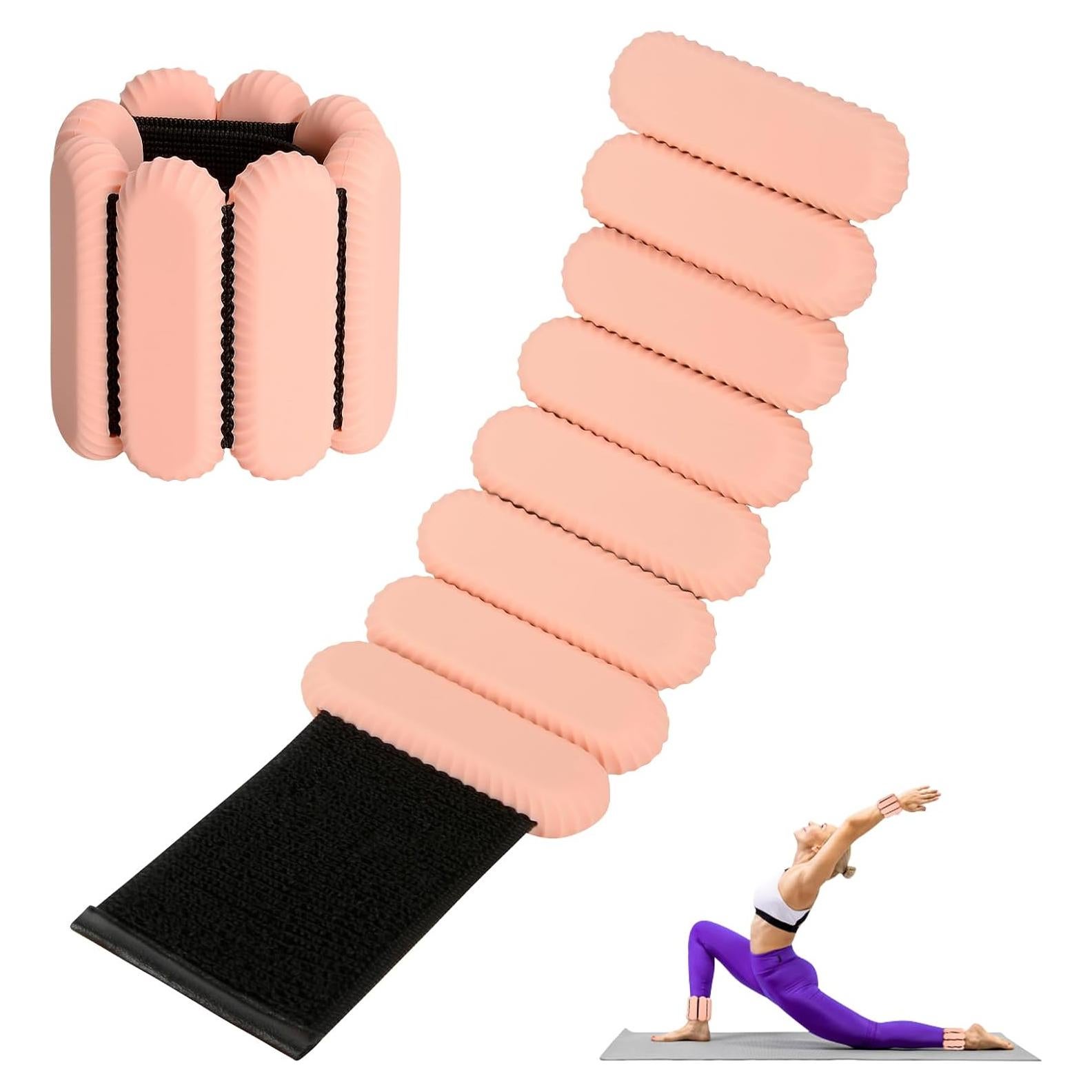 Pesas Ajustables para Muñeca y Tobillo Sdoap 0.91 kg Rosa