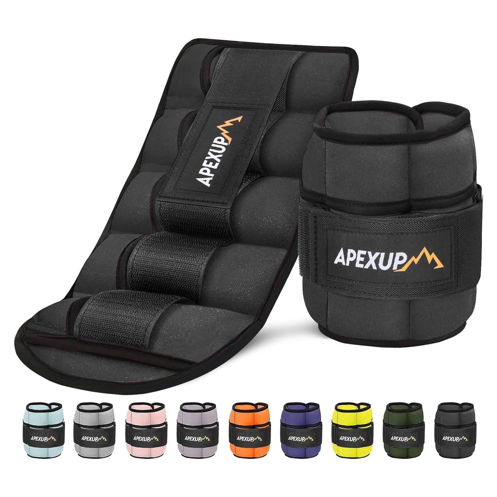 APEXUP Pesas de Tobillo Ajustables 4.54 kg para Entrenamiento