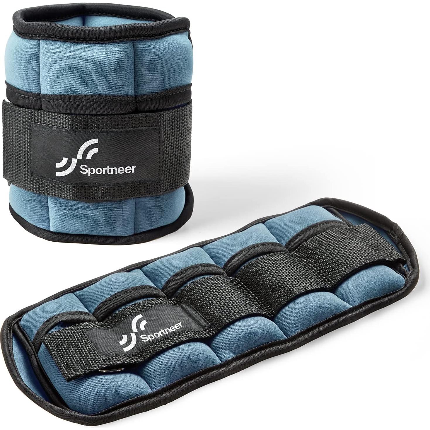 Pesas de Tobillo Ajustables Sportneer 3.18 kg para Entrenamiento