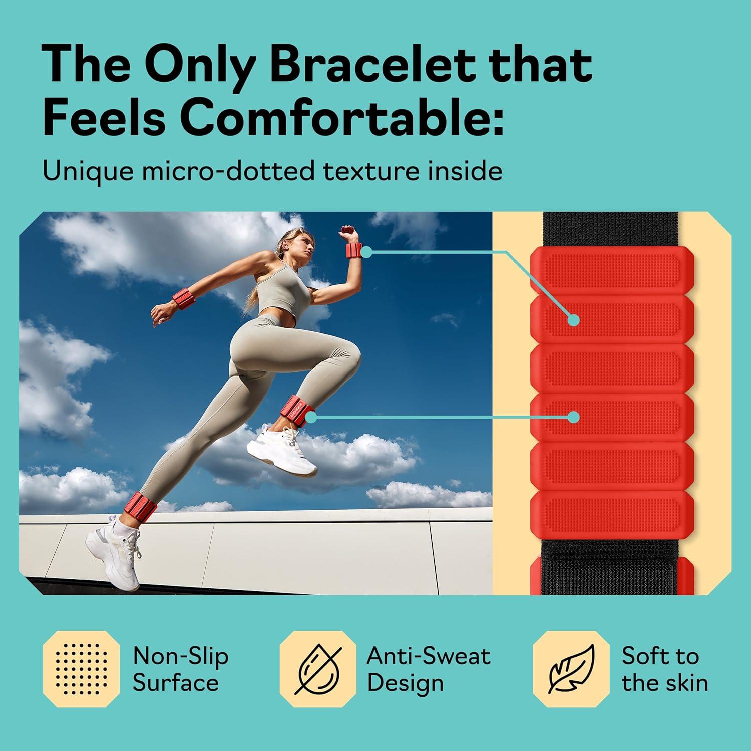 Pesas de Tobillo y Muñeca ZocoSquat 0.9 kg Ajustables