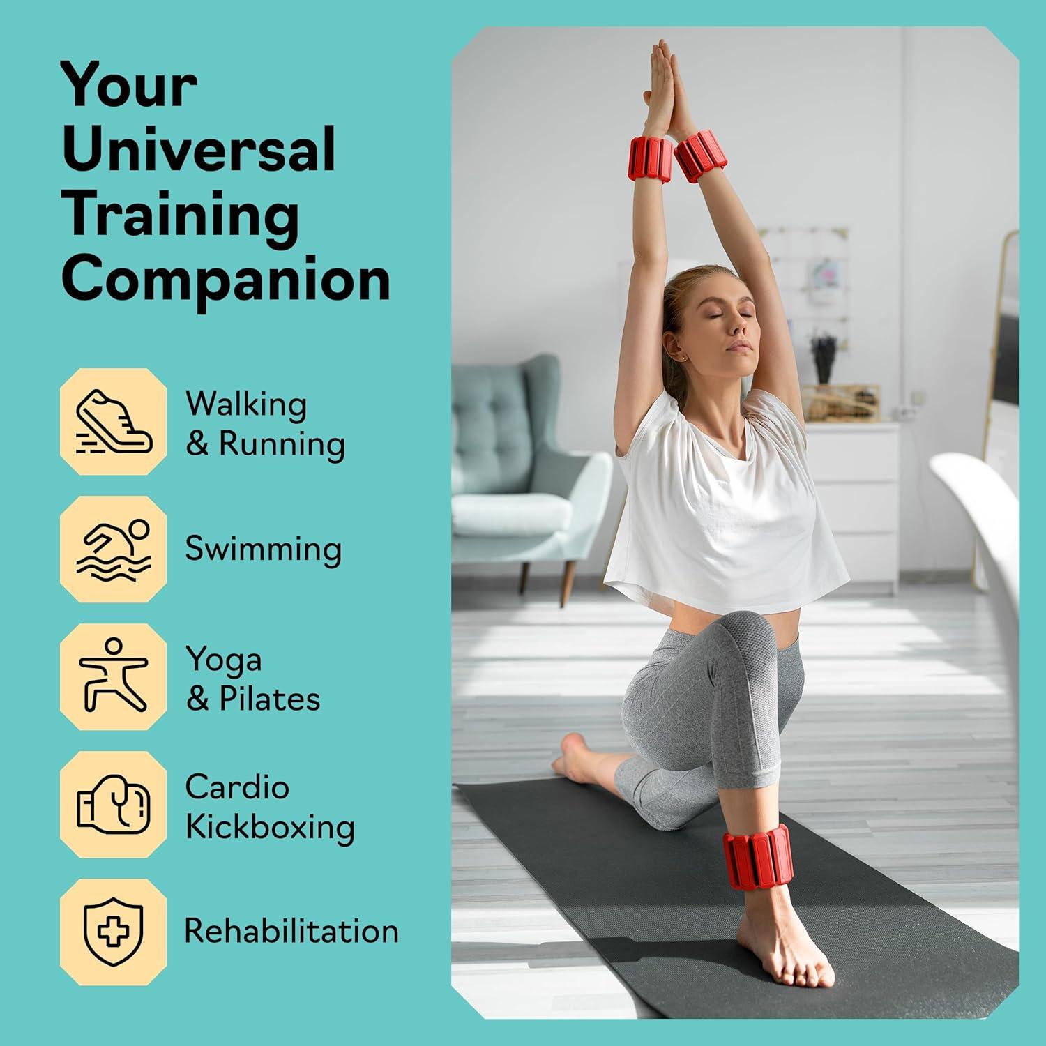 Pesas de Tobillo y Muñeca ZocoSquat 0.9 kg Ajustables