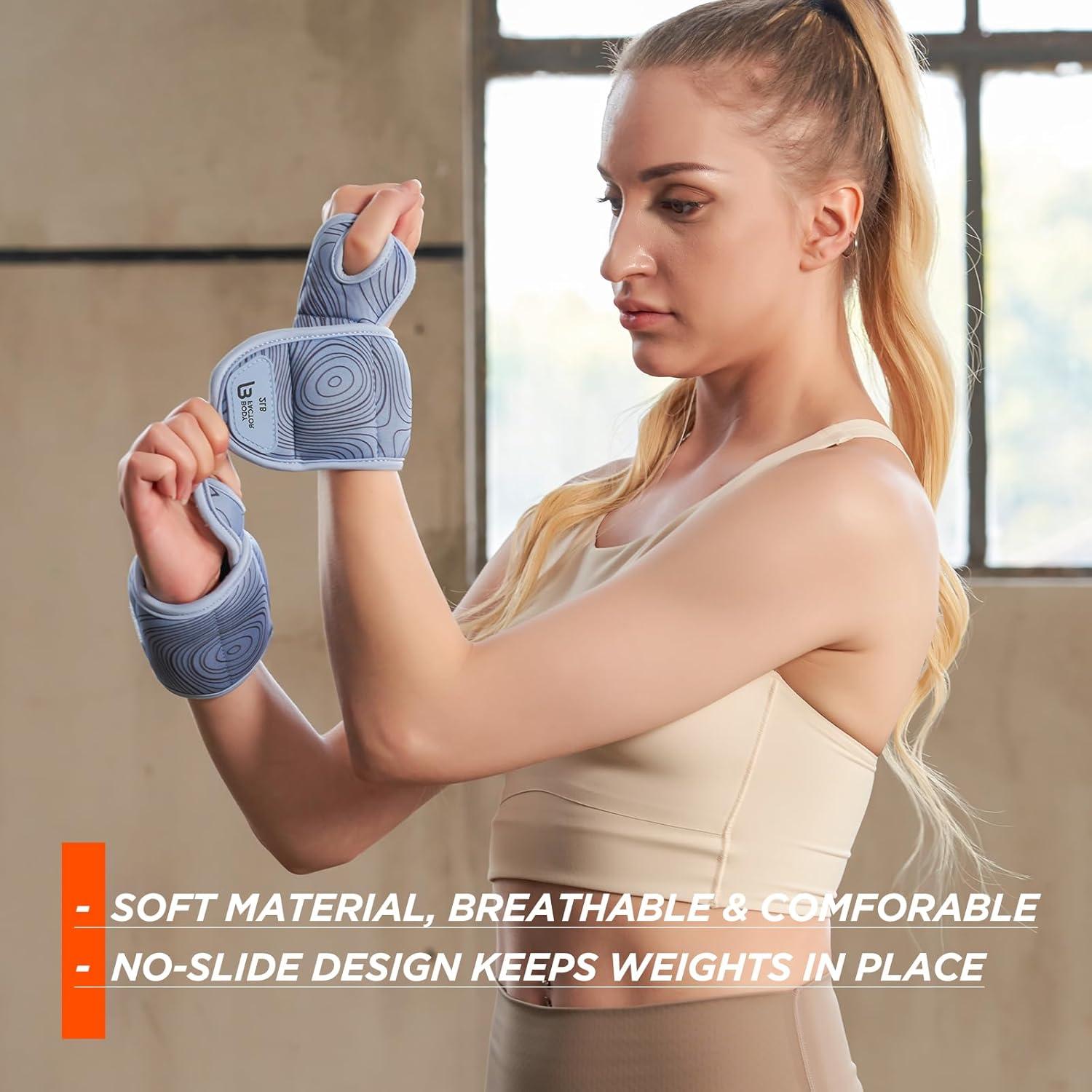 Pesas de Muñeca y Tobillo Body Factor - 0.45 a 2.27 kg