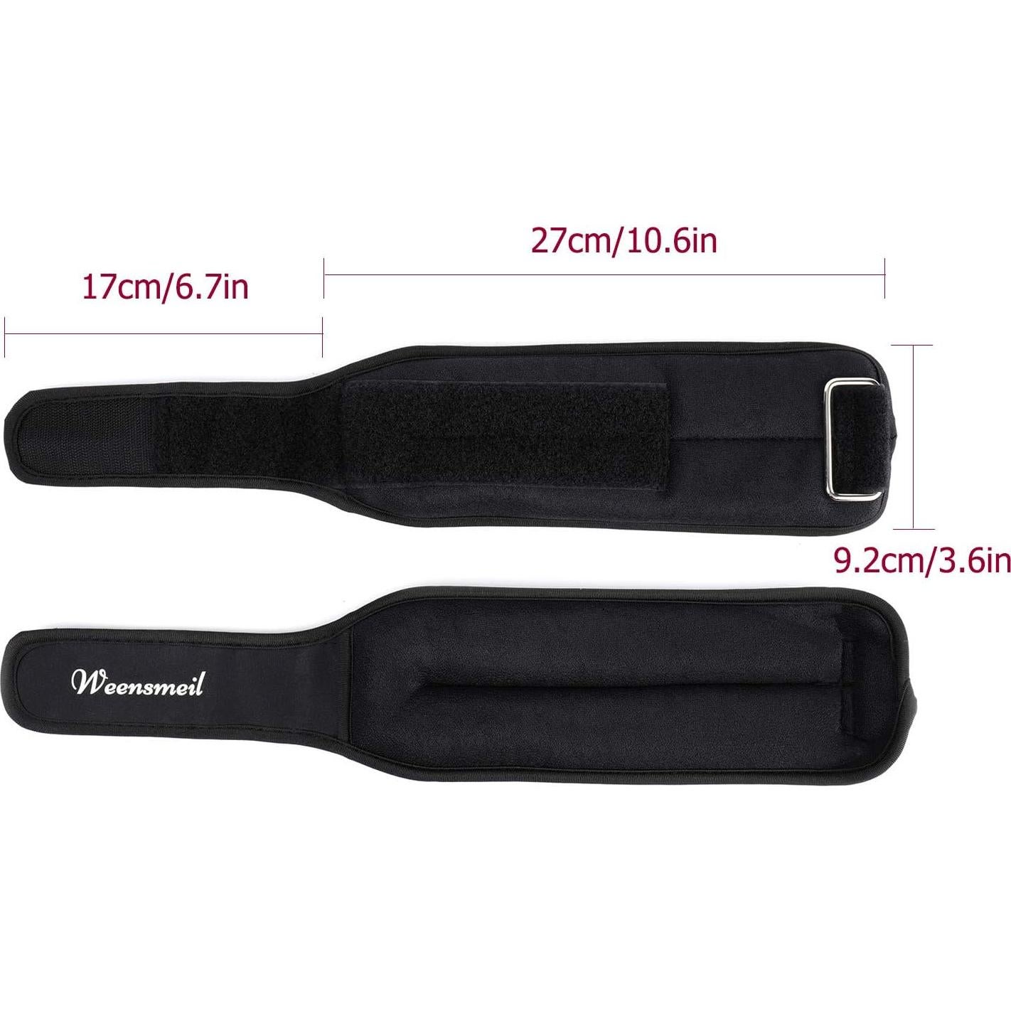 Pesas de Tobillo Weensmeil 2.5 kg Ajustables para Entrenamiento