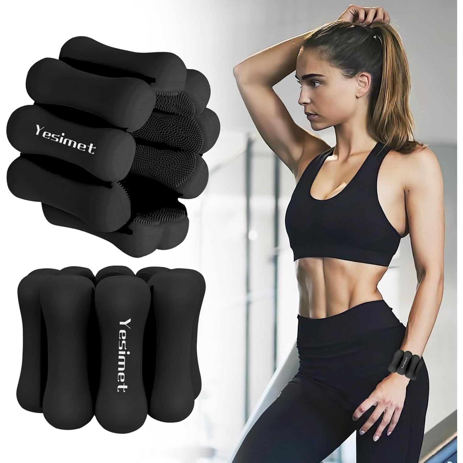 Pesas ajustables para tobillo y muñeca YESIMET 0.9 kg