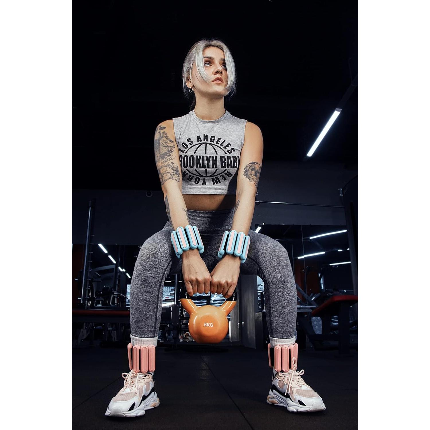 Peso Ajustable para Muñeca y Tobillo STONESAM 0.45 kg Verde