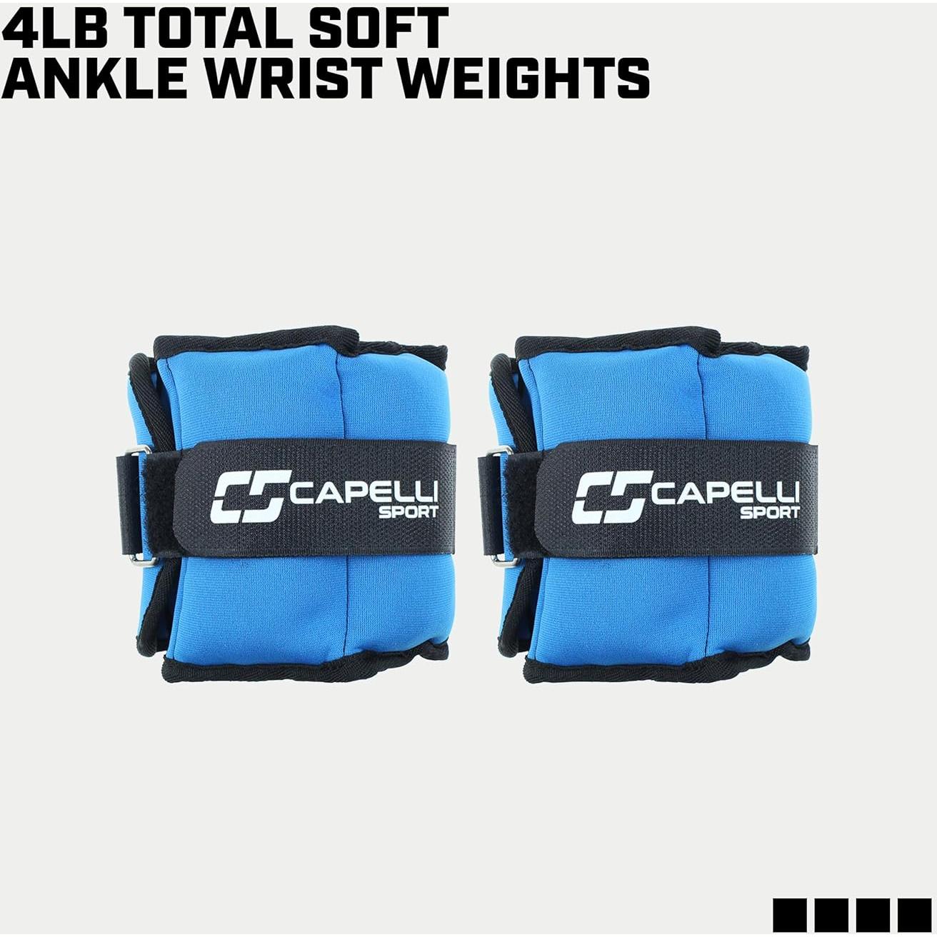 Pesas de Tobillo y Muñeca Capelli Sport 1.81 kg Ajustables