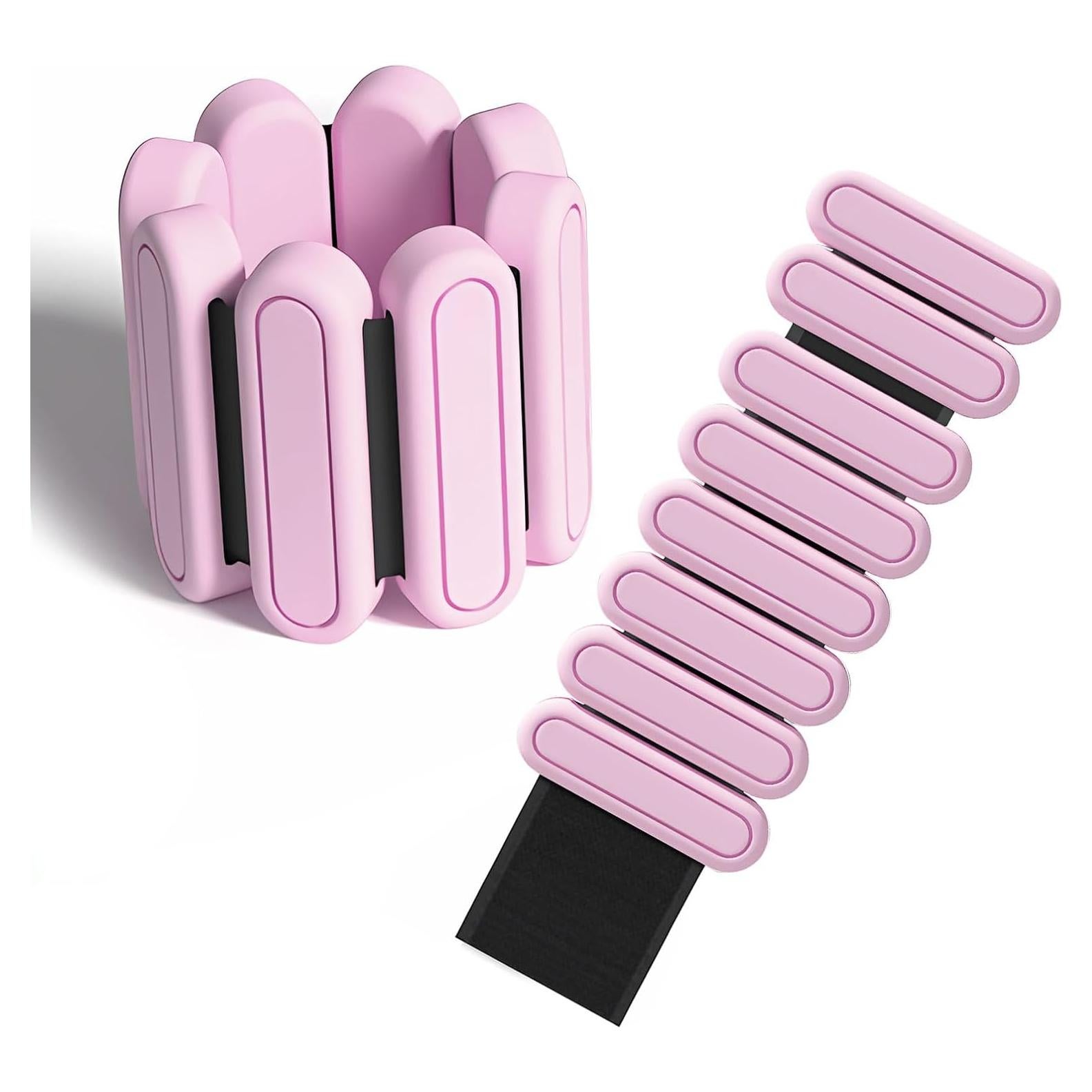 Pesas Ajustables AYSOW para Muñeca y Tobillo 0.45 kg Rosa
