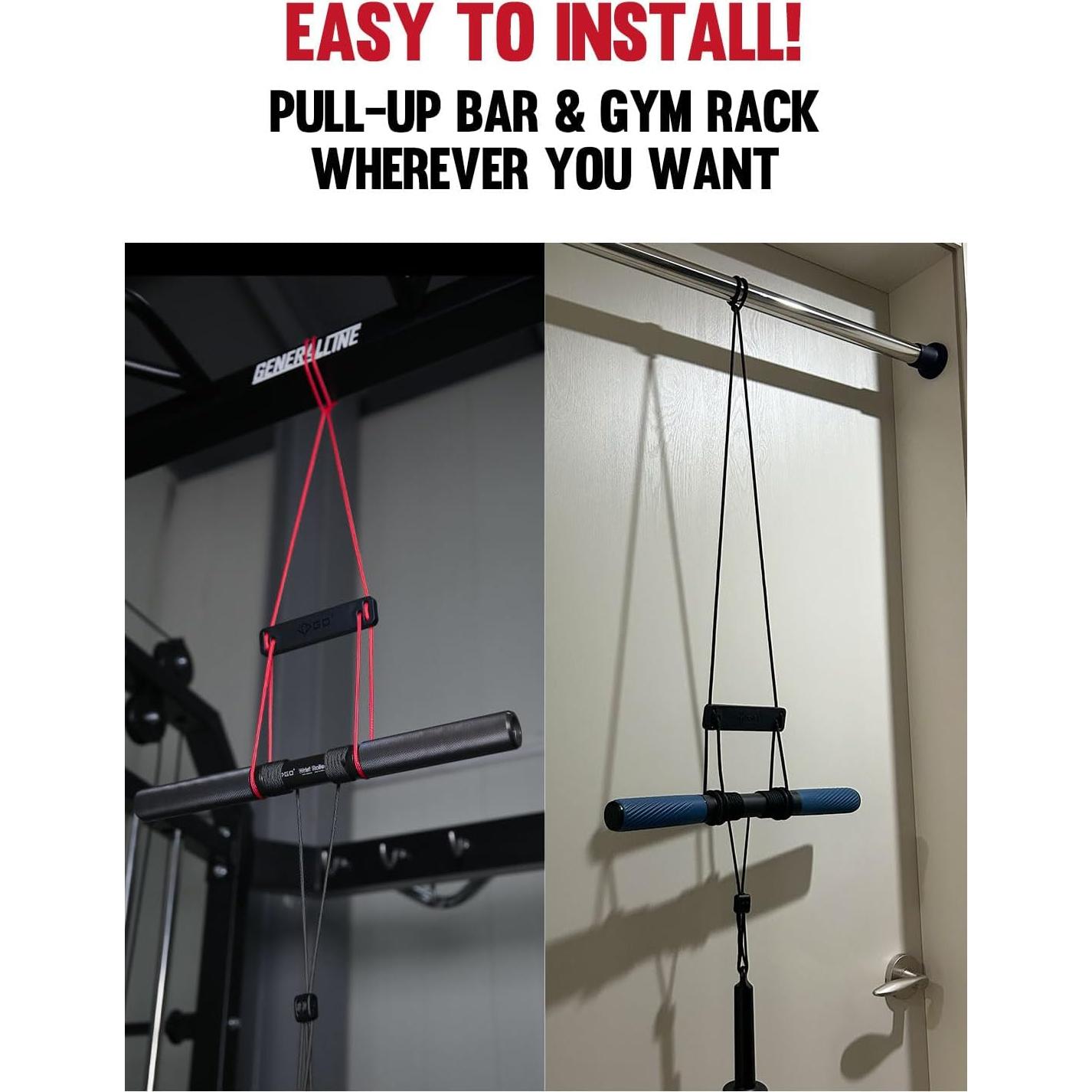 Rodillo de Muñeca Colgante GD para Antebrazo - Ejercicio y Fuerza