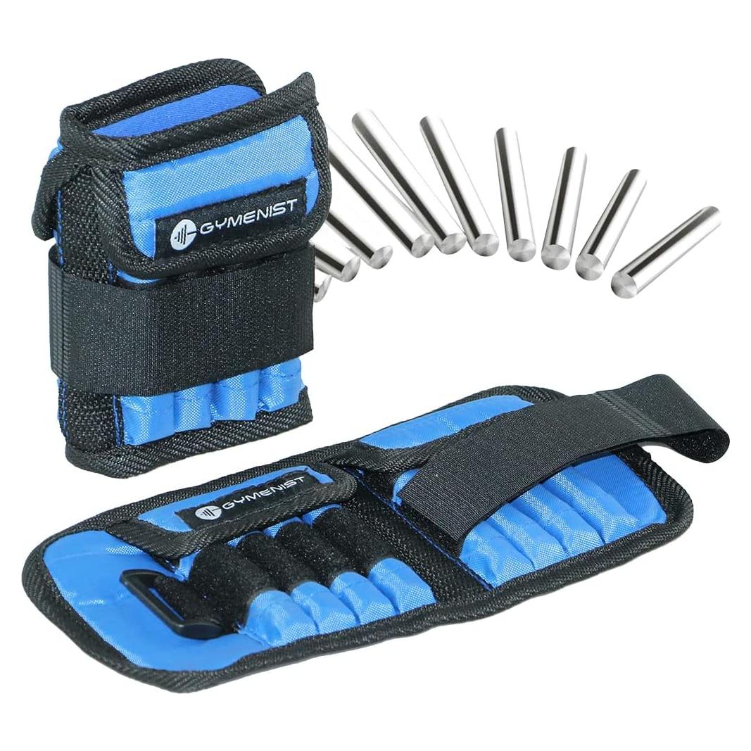 Pesas para Tobillos Ajustables GYMENIST 0.91 KG - 2 Unidades