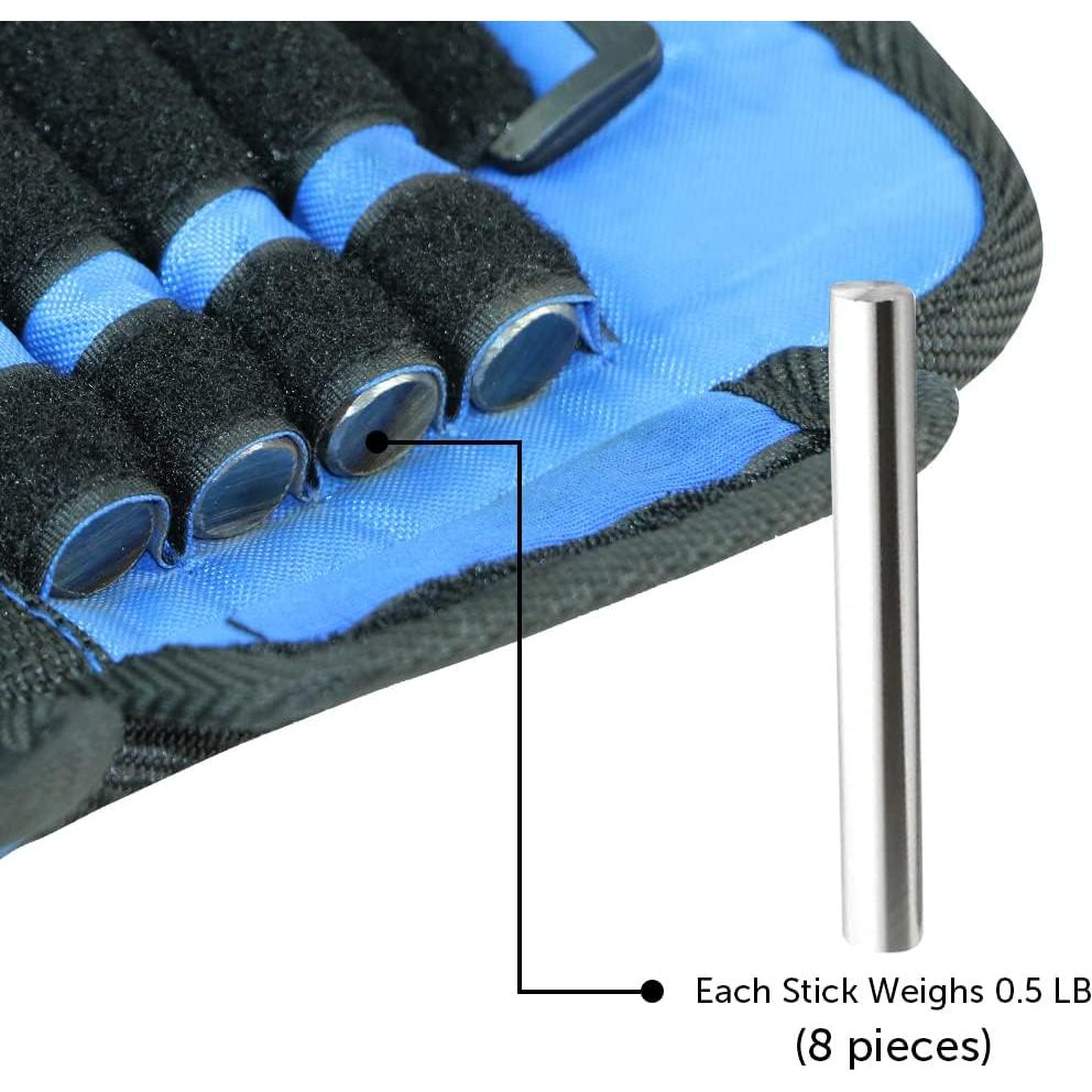 Pesas para Tobillos Ajustables GYMENIST 0.91 KG - 2 Unidades