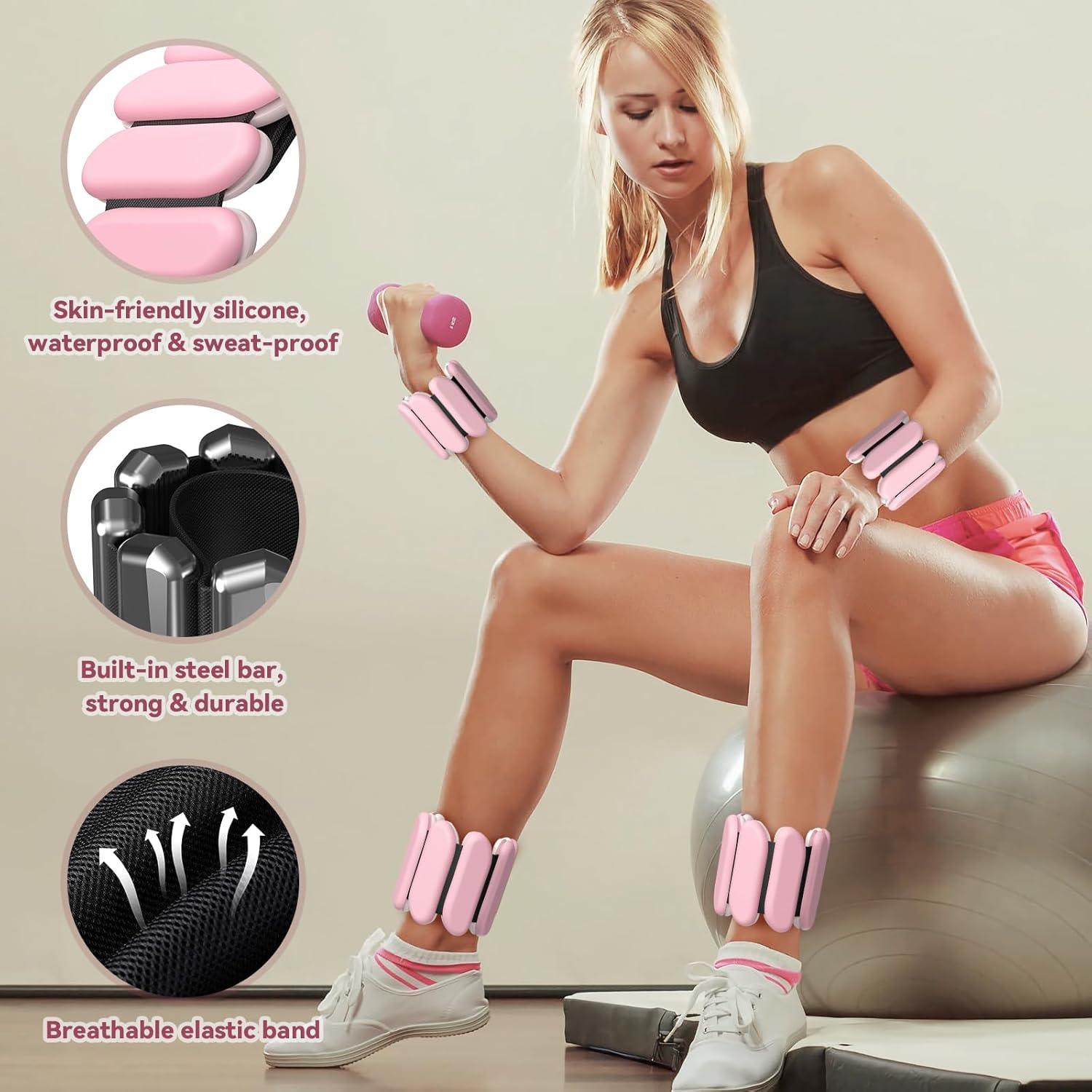 Conjunto de Pesas Ajustables para Muñeca y Tobillo Nousagra 0.45 kg