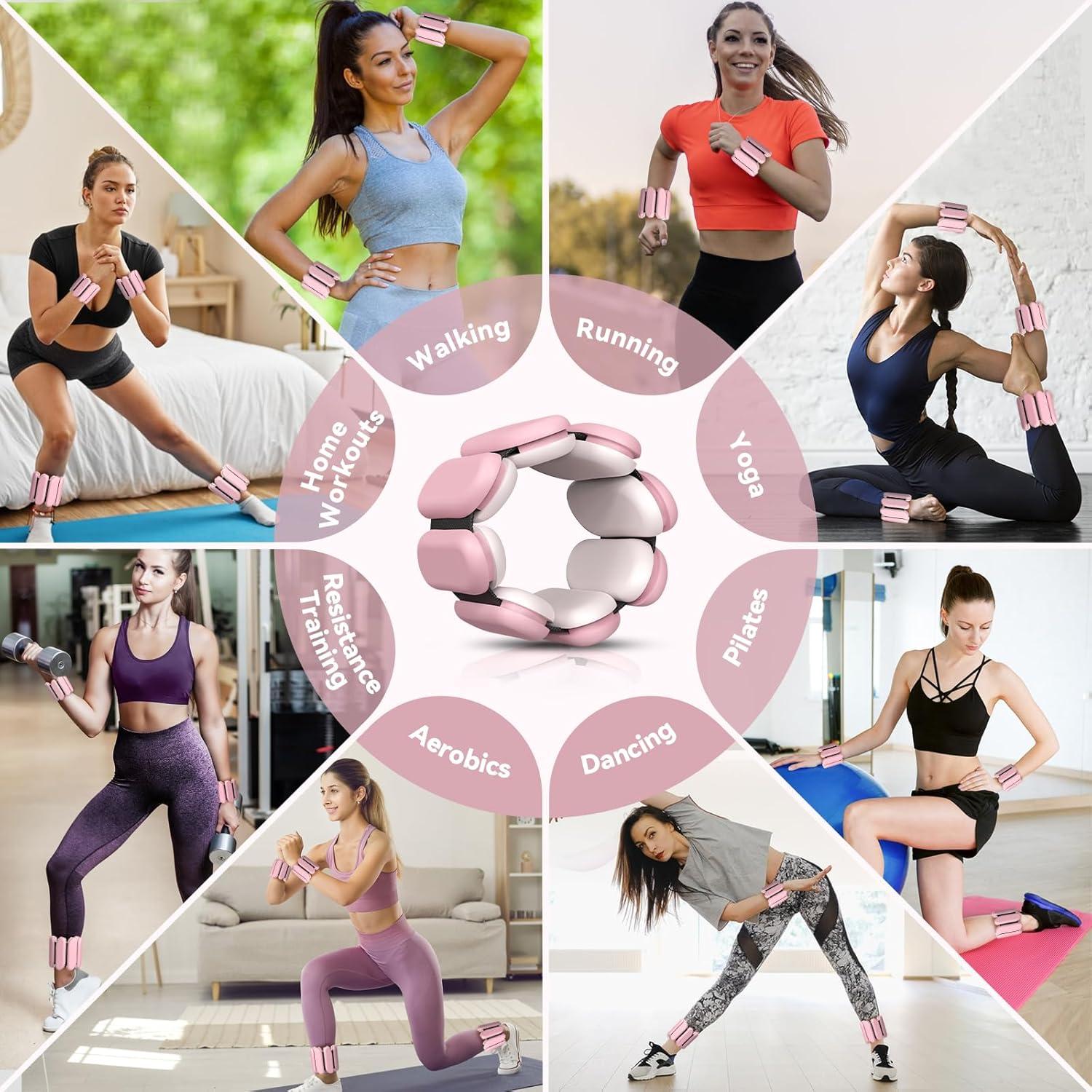 Conjunto de Pesas Ajustables para Muñeca y Tobillo Nousagra 0.45 kg