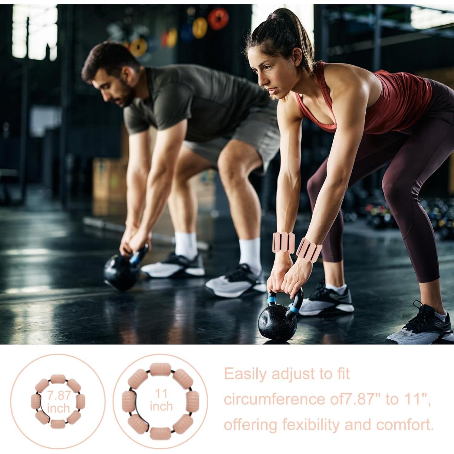 Pesas para Muñeca y Tobillo Zerood 0.45 kg Rosa Carne