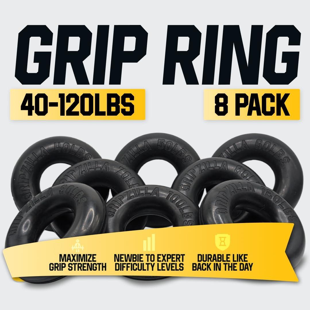 Anillos de Entrenamiento de Fuerza GRIPZILLA 8 Niveles 18-54 kg
