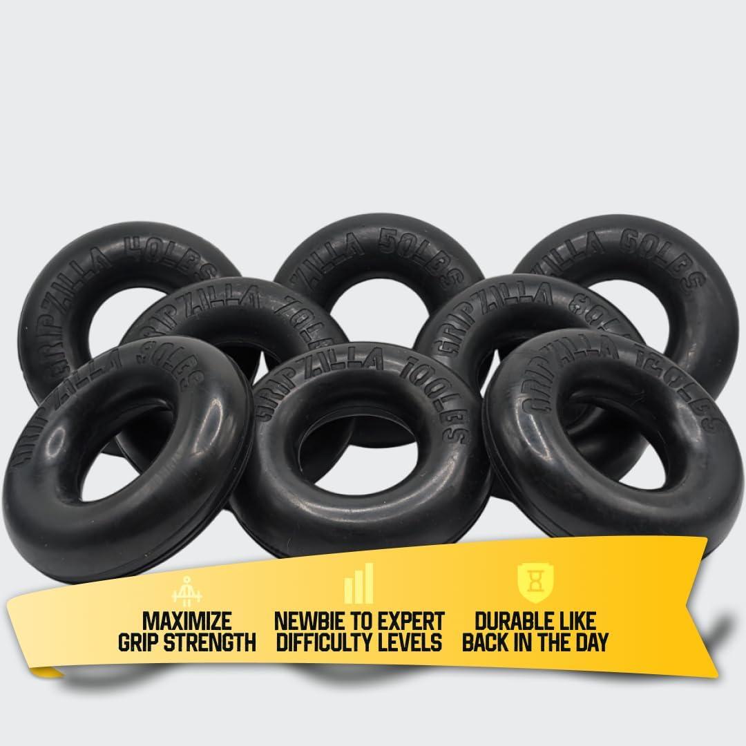 Anillos de Entrenamiento de Fuerza GRIPZILLA 8 Niveles 18-54 kg