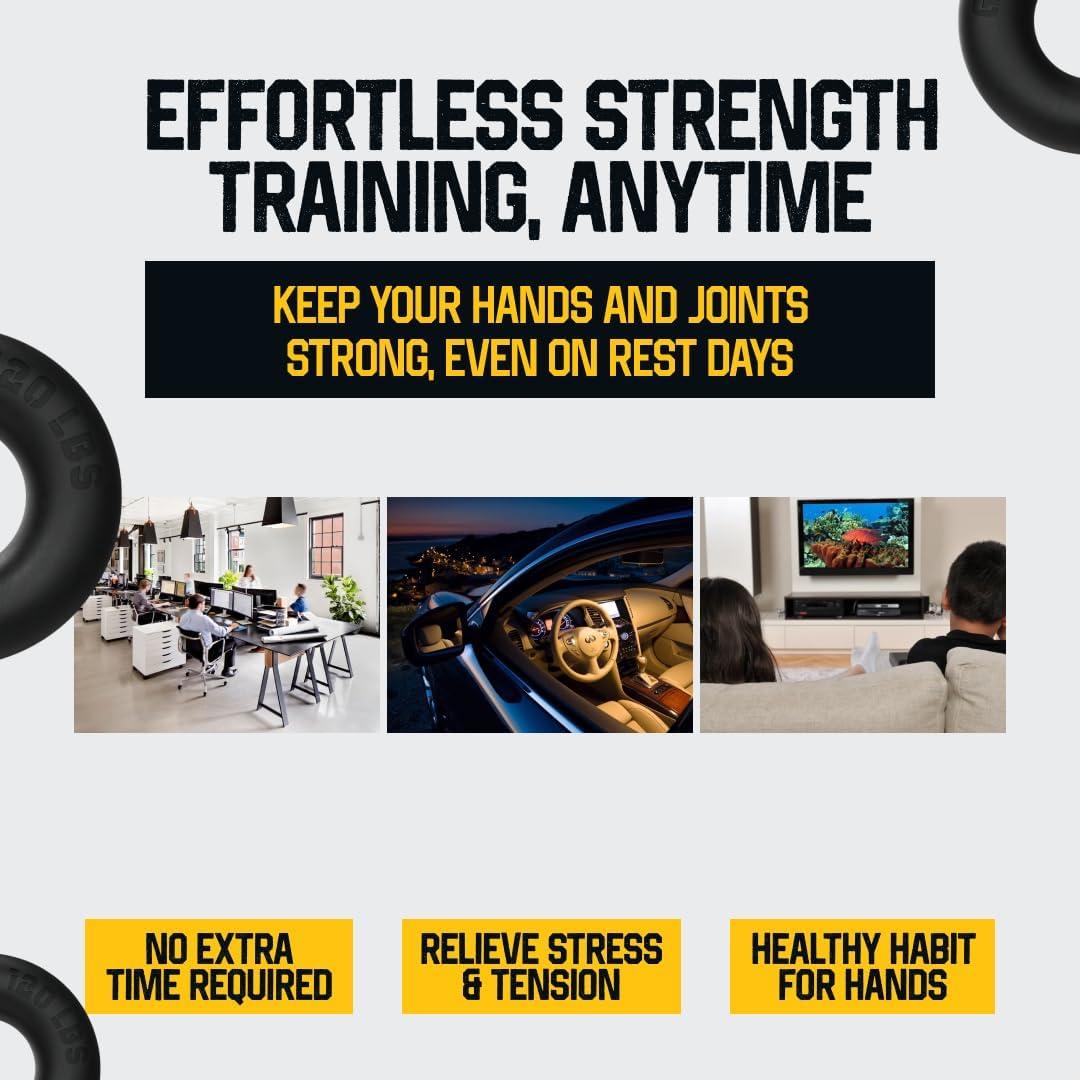 Anillos de Entrenamiento de Fuerza GRIPZILLA 8 Niveles 18-54 kg